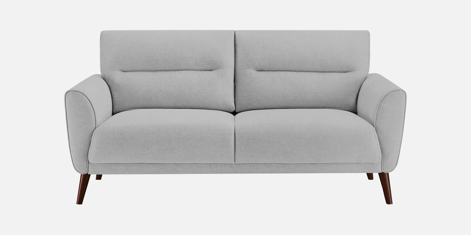 Castro Fabric 2 Seater Sofa In Lit Grey Colour