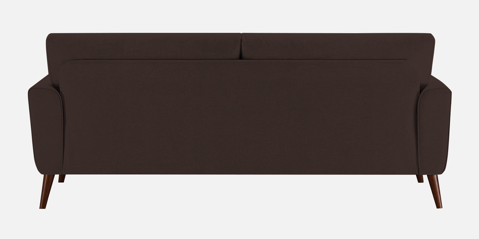 Castro Fabric 3 Seater Sofa In Coffee Brown Colour - Febonic Living