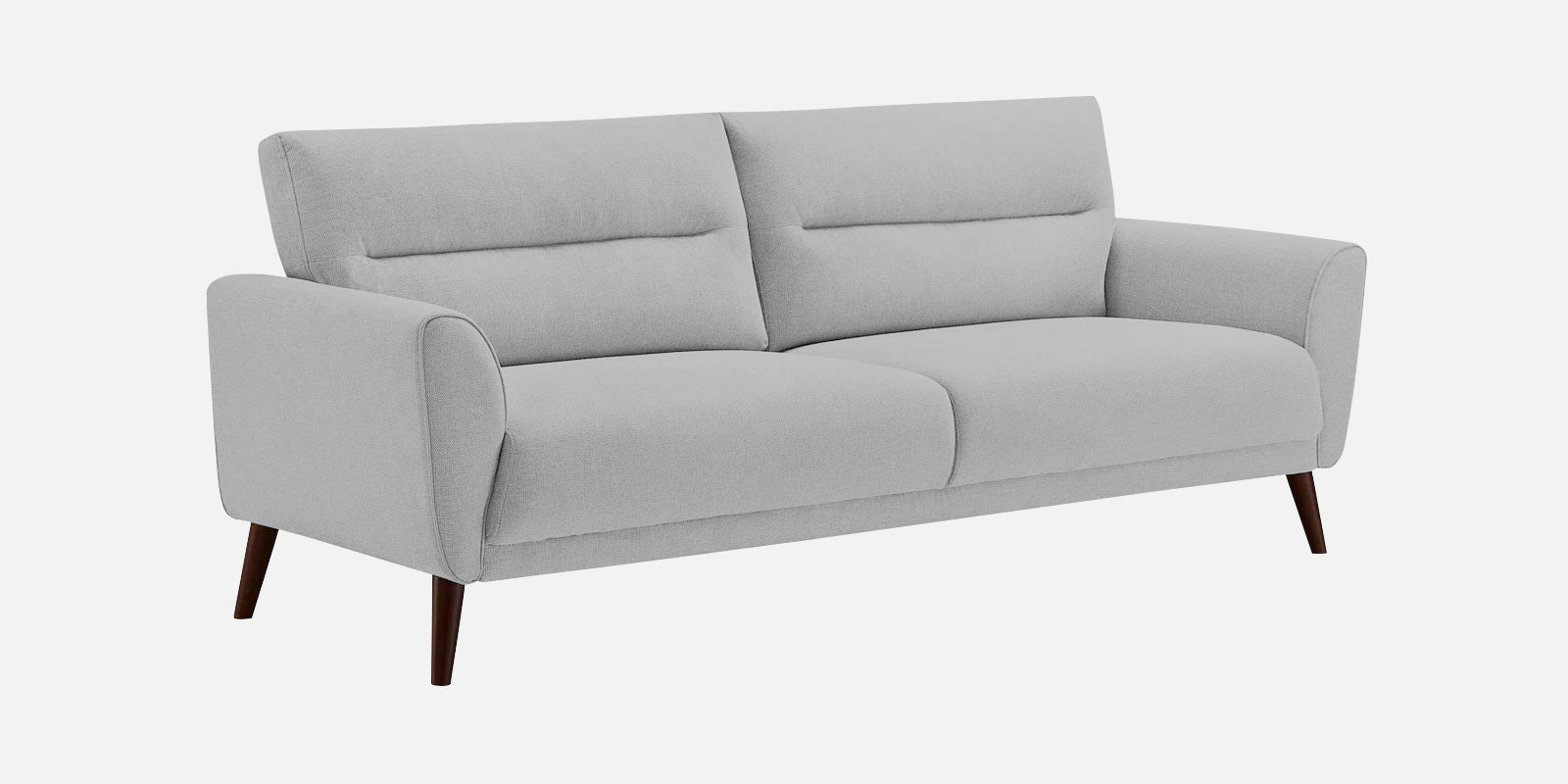 Castro Fabric 3 Seater Sofa In Lit Grey Colour