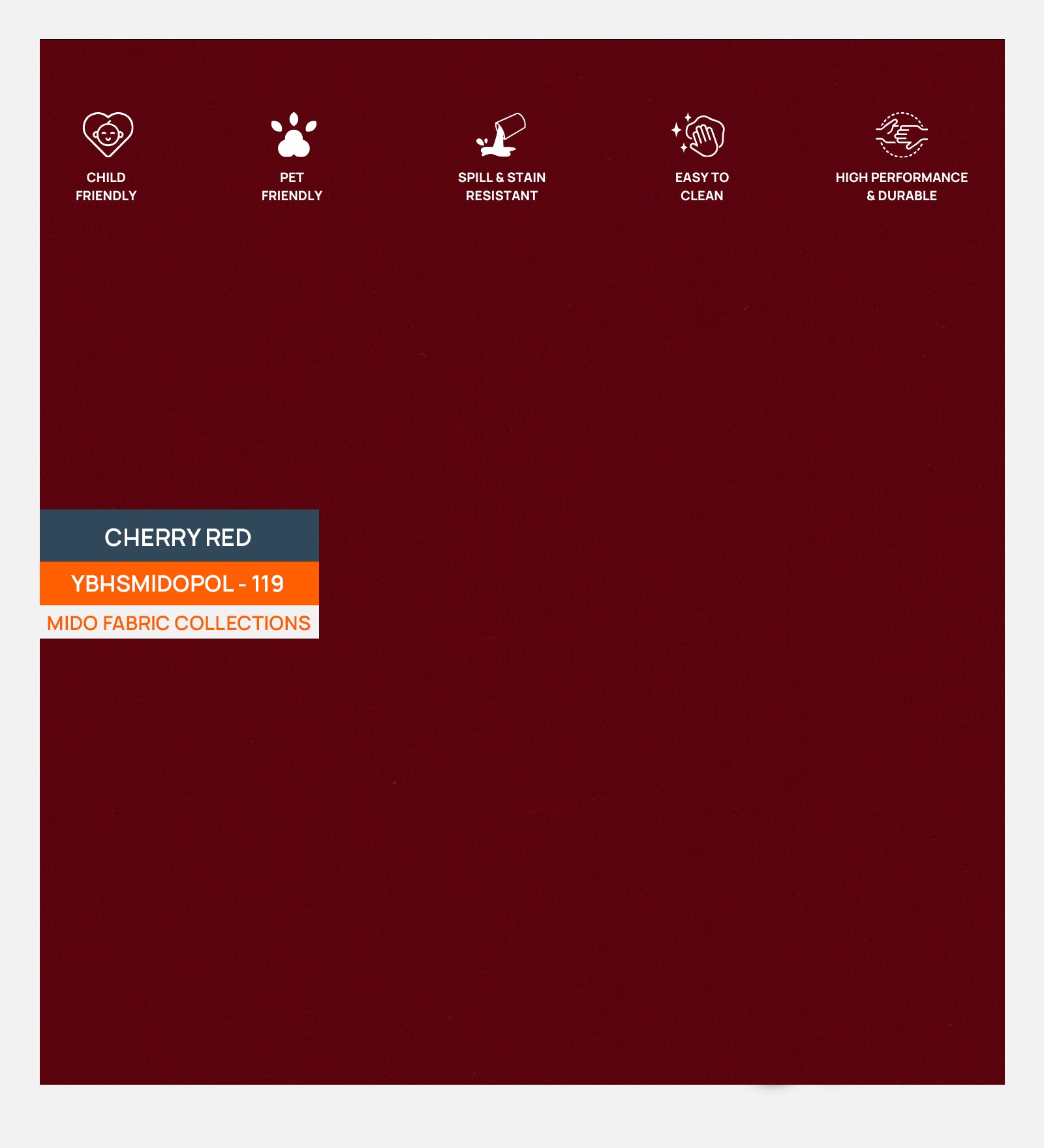 Kula Velvet 1 Seater Sofa In Cherry Red Colour - Febonic Living