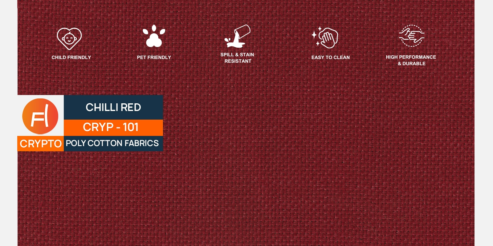 Ziggy Fabric LHS Sectional Sofa (3+Lounger) In Chilli Red Colour - Febonic Living