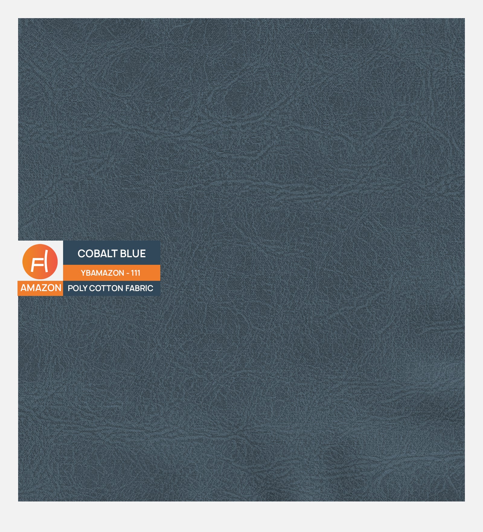 Textured suede Fabric Cobalt Blue 111 Code - Febonic Living