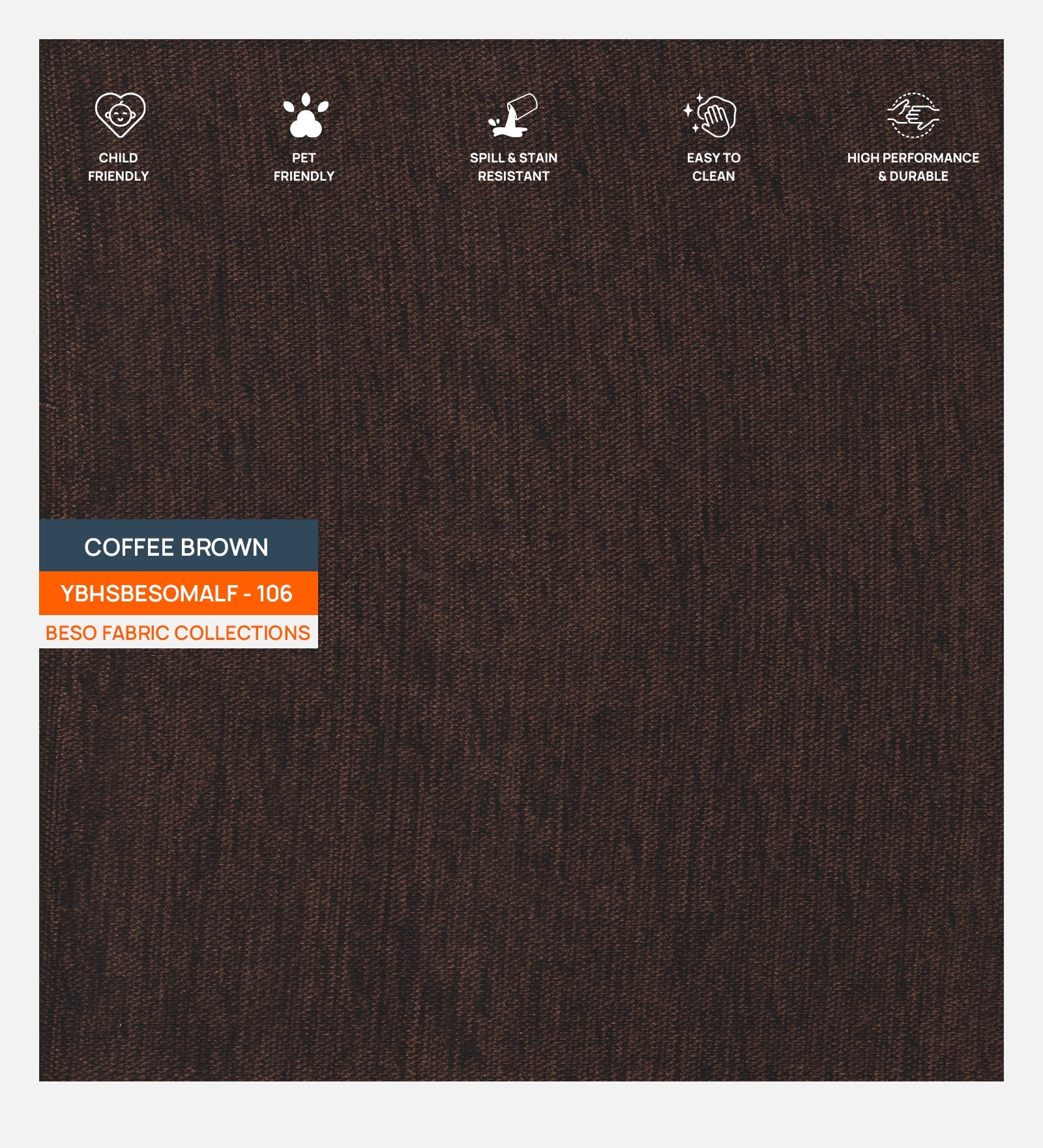 Nora Fabric Queen Size Bed In Coffee Brown Colour With Box Storage - Febonic Living