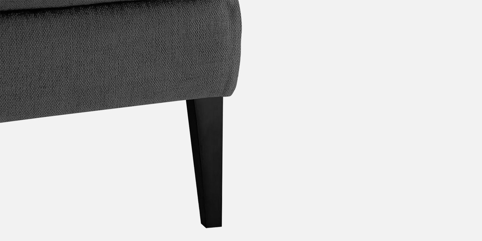 Zoya Fabric 3 Seater Convertible Sofa Cum Bed In Charcoal Grey Colour - Febonic Living