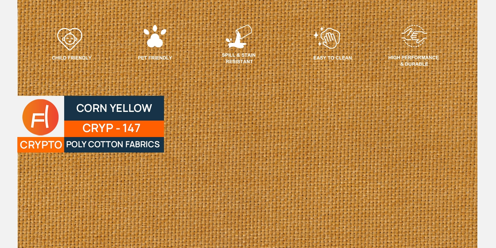 Goofy Fabric 3 Seater Sofa In Corn Yellow Colour - Febonic Living