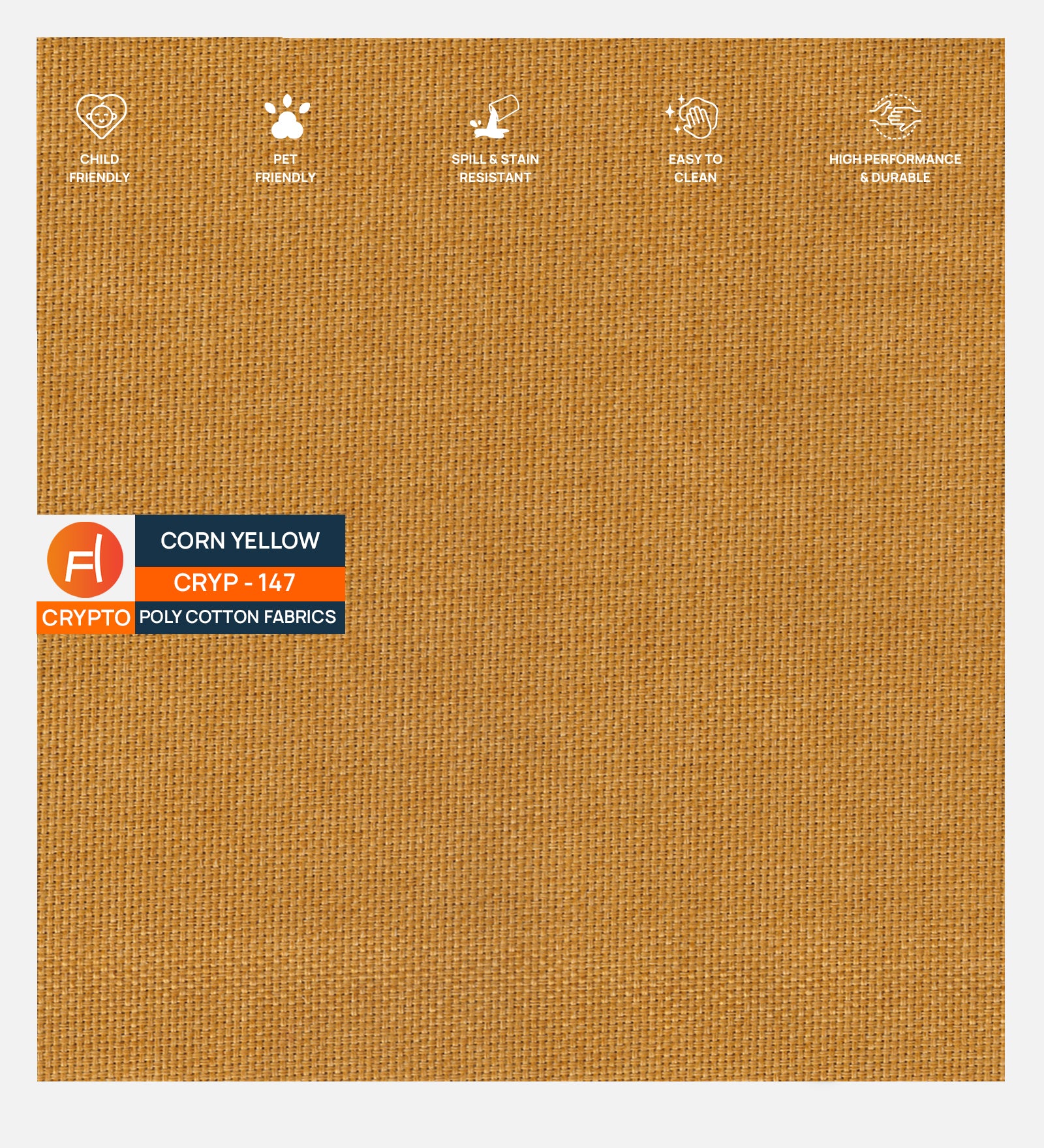 Homer Fabric 1 Seater Sofa In Corn Yellow Colour - Febonic Living