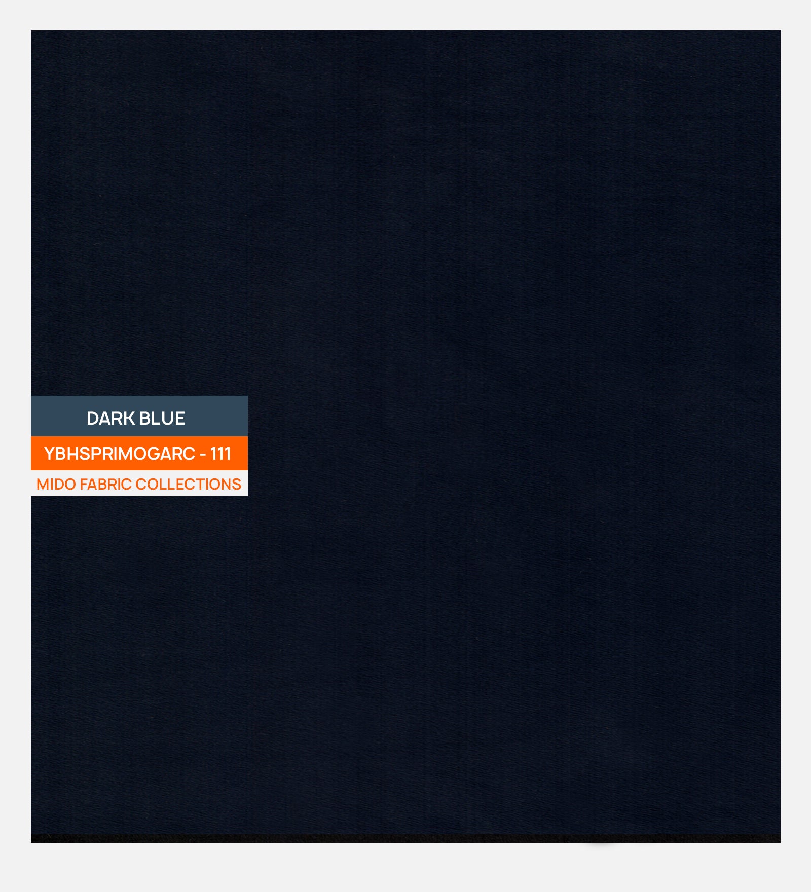 Motra Velvet 1 Seater Sofa in Dark Blue Colour