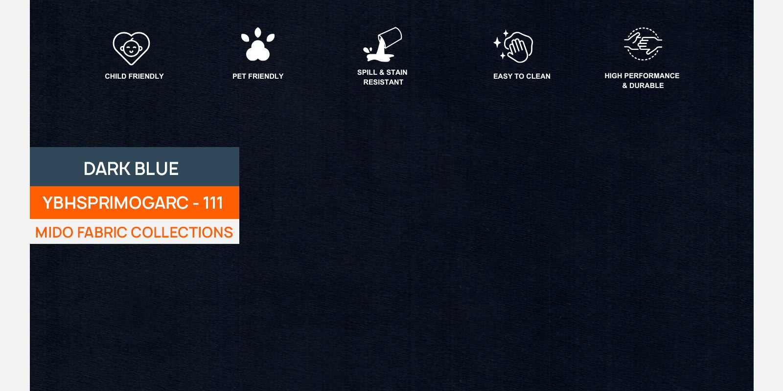 Numonk Velvet 3 Seater Sofa In Dark Blue Colour - Febonic Living