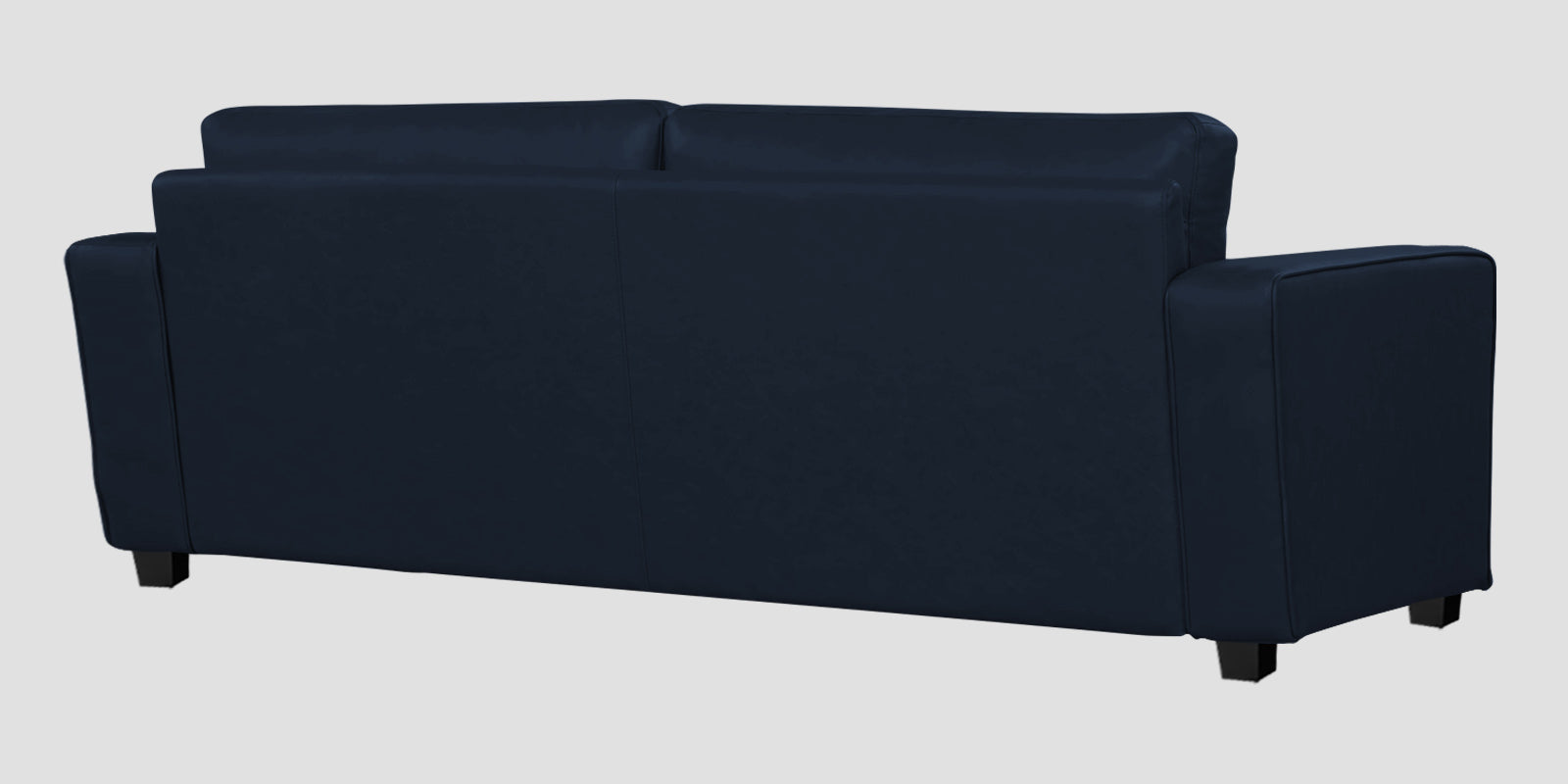 Darwin Leatherette 3 Seater Sofa In Berry Blue Colour - Febonic Living