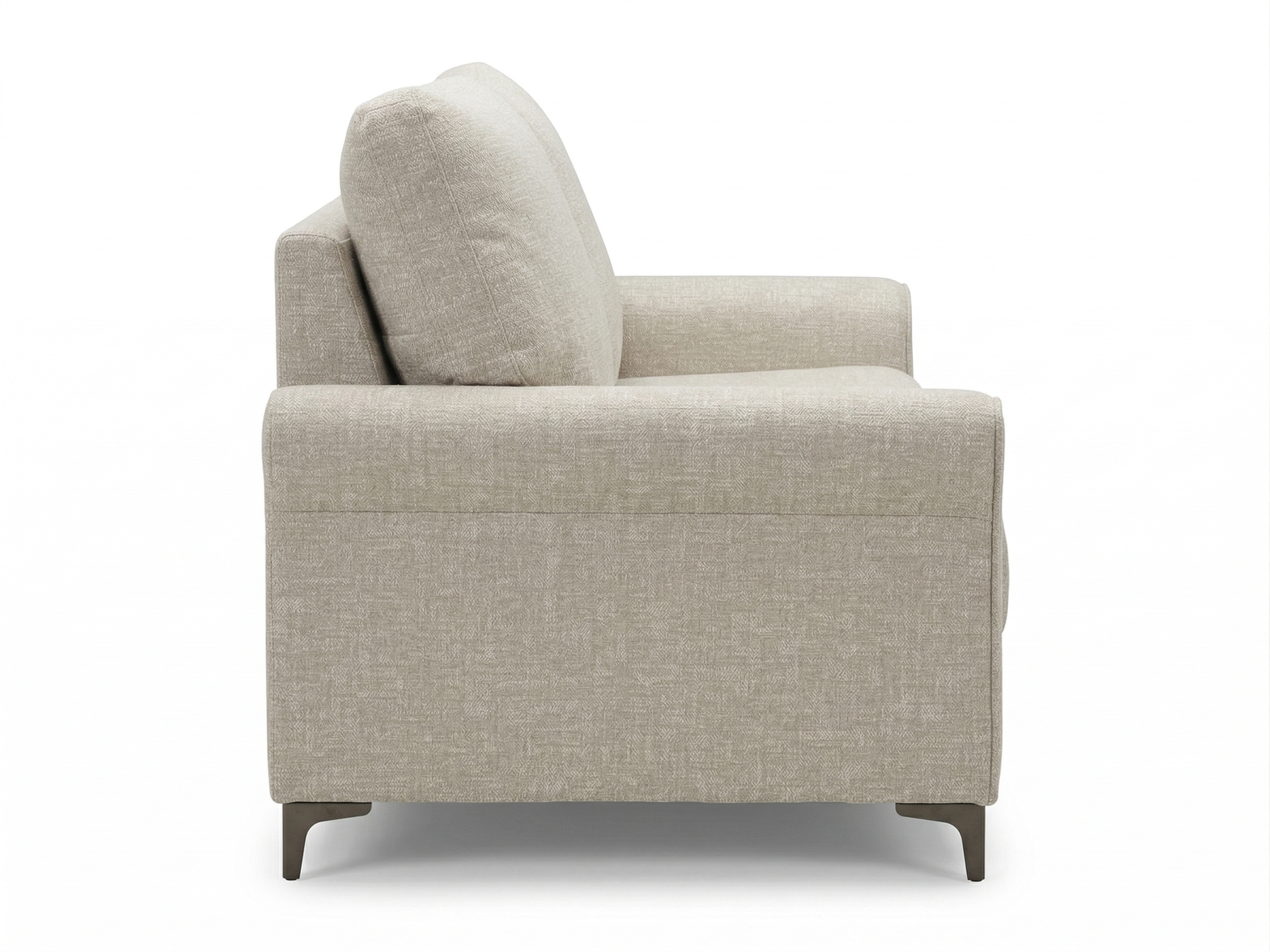 Daroox 3 Seater Fabric Sofa - Taupe Cream