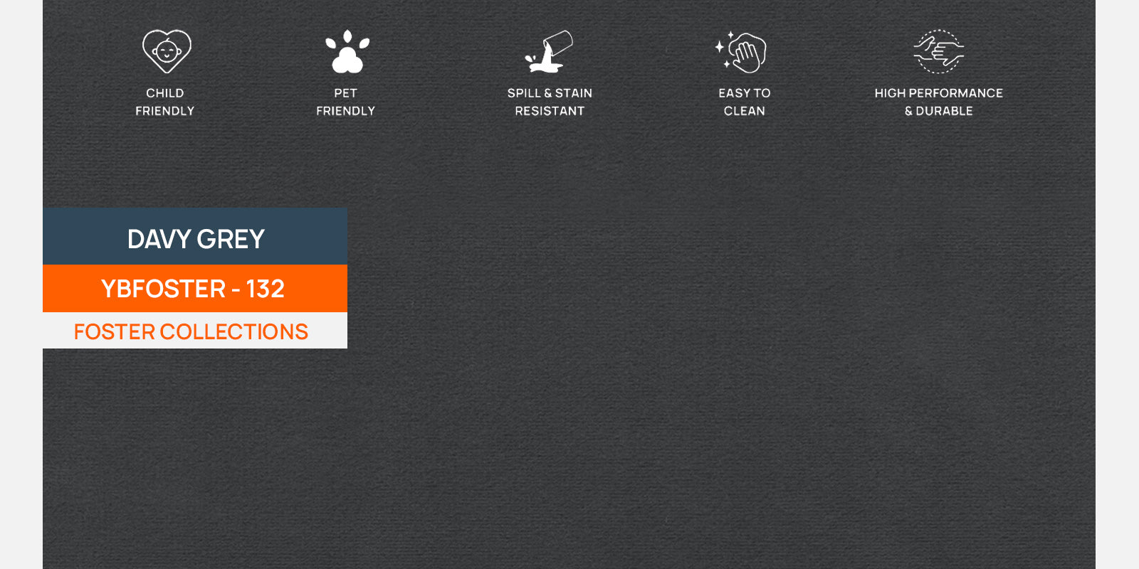 Corby Velvet LHS 6 Seater Convertible Sofa Cum Bed In Davy Grey Colour - Febonic Living