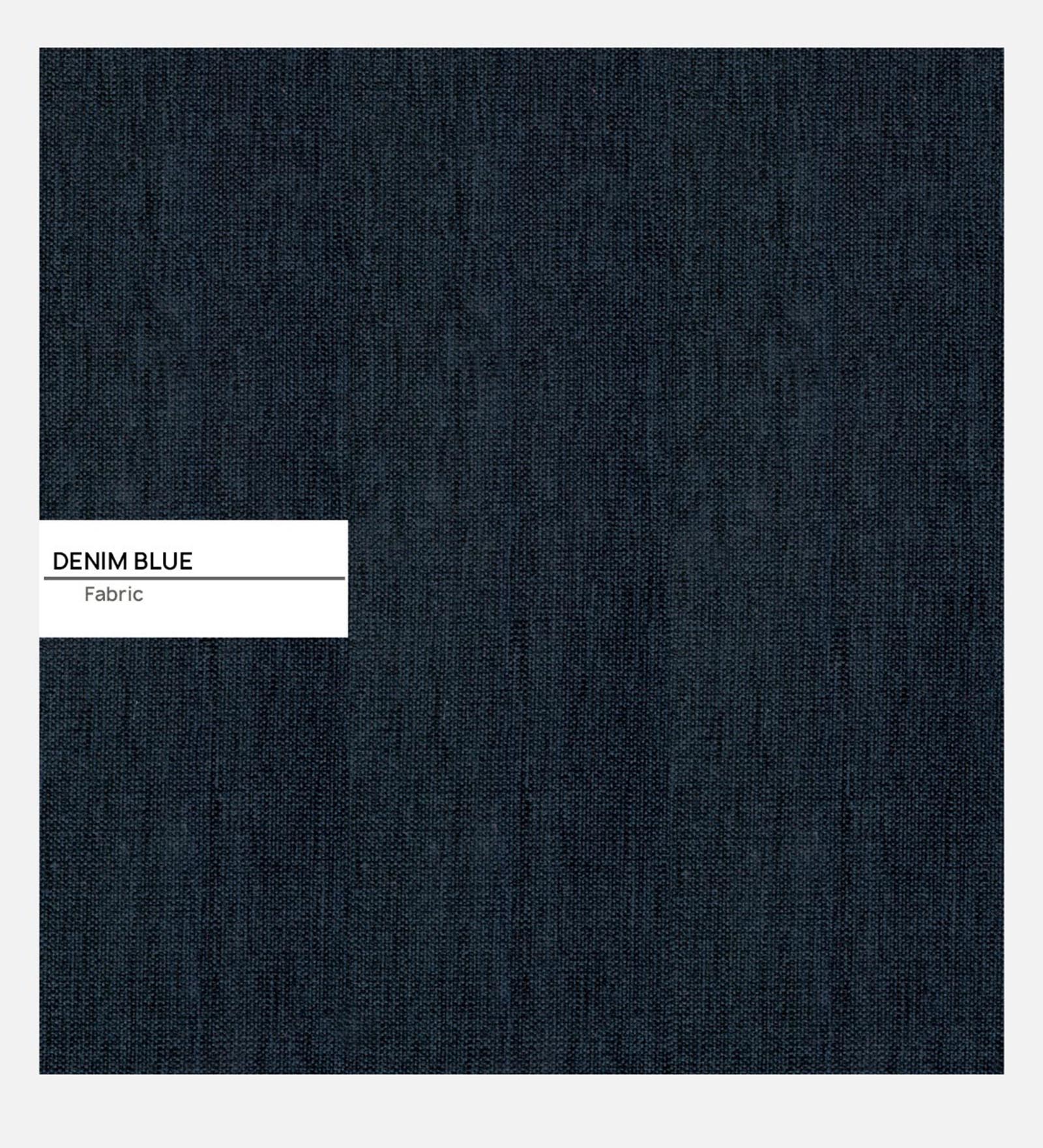 Kaya Fabric (20x20in) Sofa Pillows In Denim Blue Colour (Pack of 2) - Febonic Living