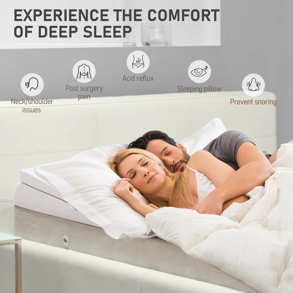 Maple Adjustable Headboard Wegde Pillow With Washable Cover - Febonic Living