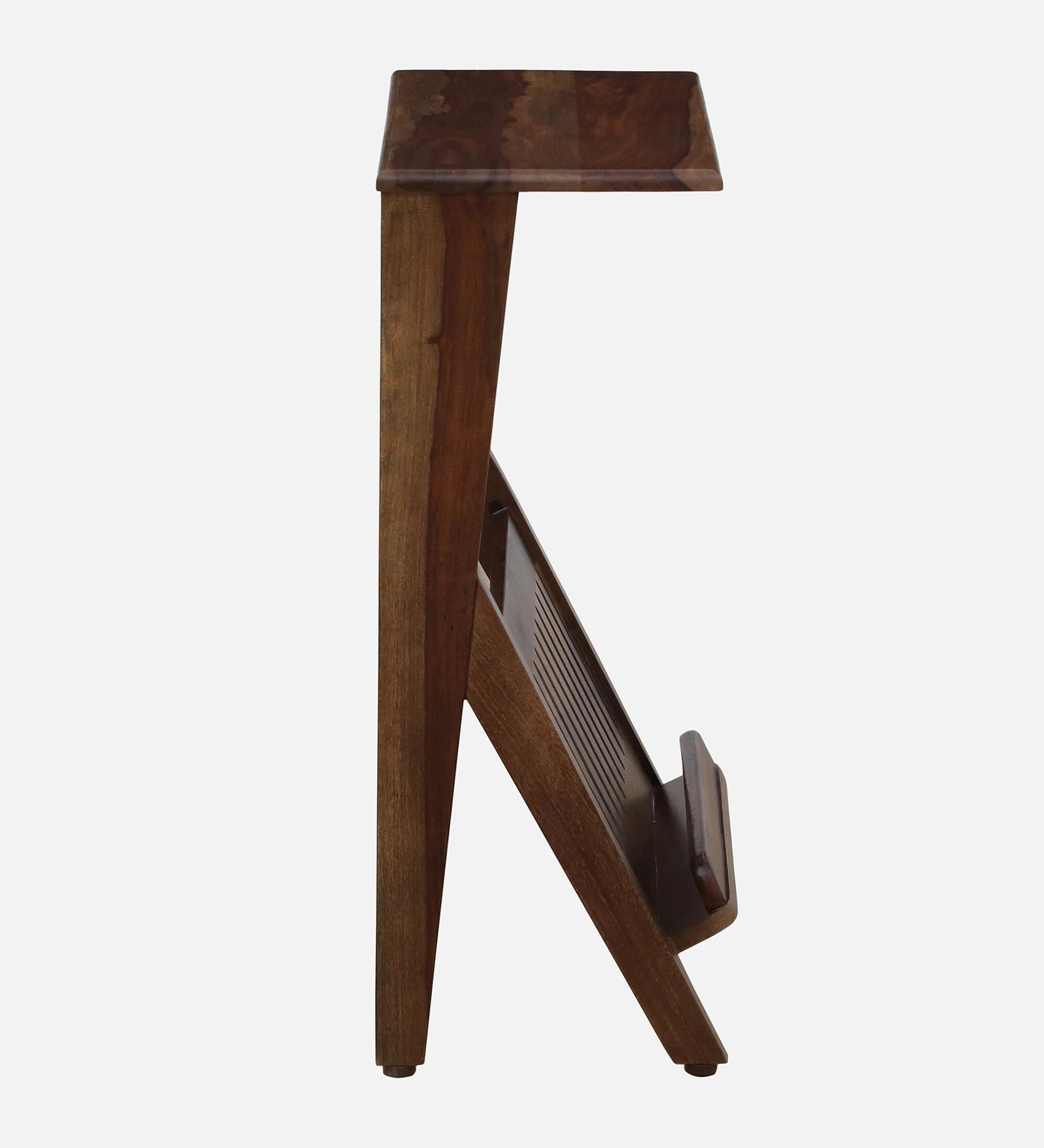 Harge Sheesham Wood End Table In Provincial Teak Finish - Febonic Living