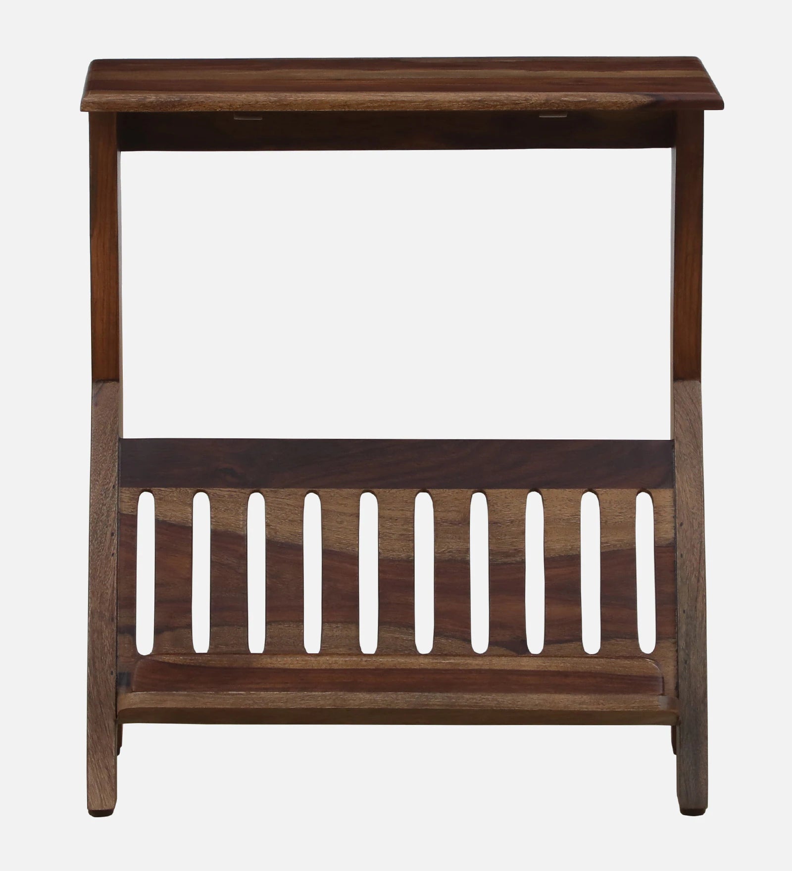 Harge Sheesham Wood End Table In Provincial Teak Finish - Febonic Living