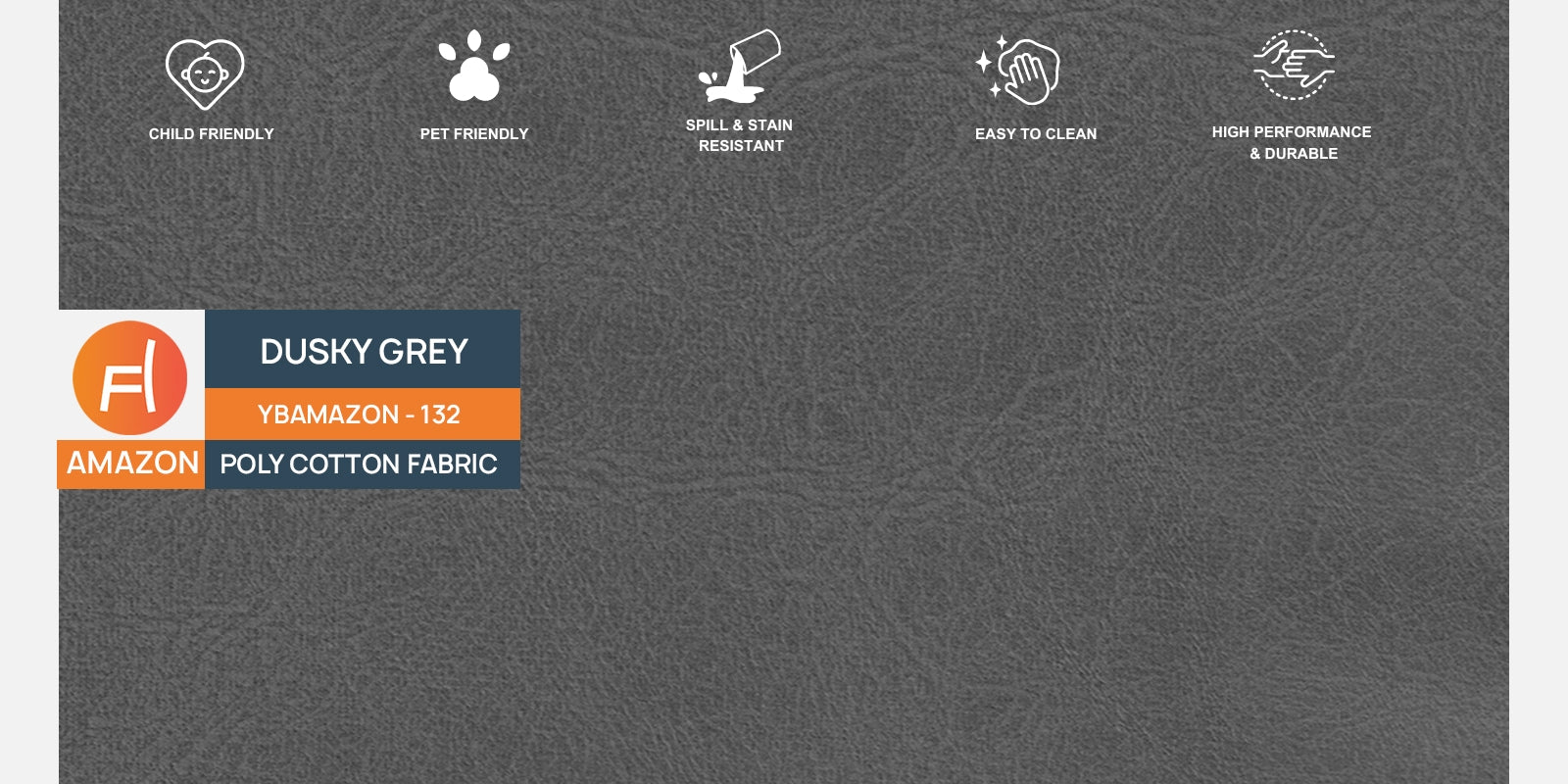 Woody Fabric RHS Sectional Sofa (3+Lounger) In Dusky Grey Colour - Febonic Living