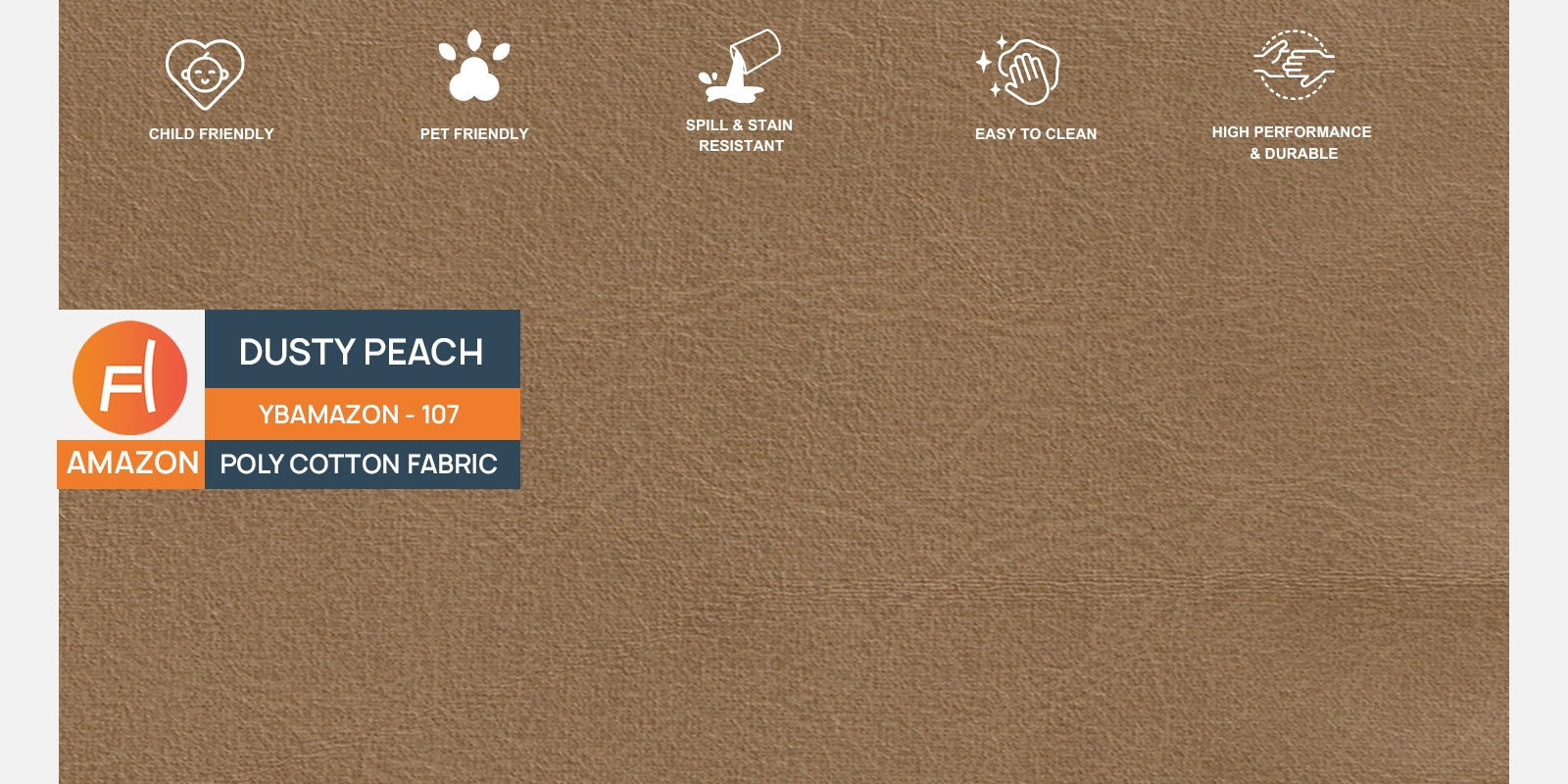 Woody Fabric RHS Sectional Sofa (3+Lounger) In Dusty peach Colour - Febonic Living