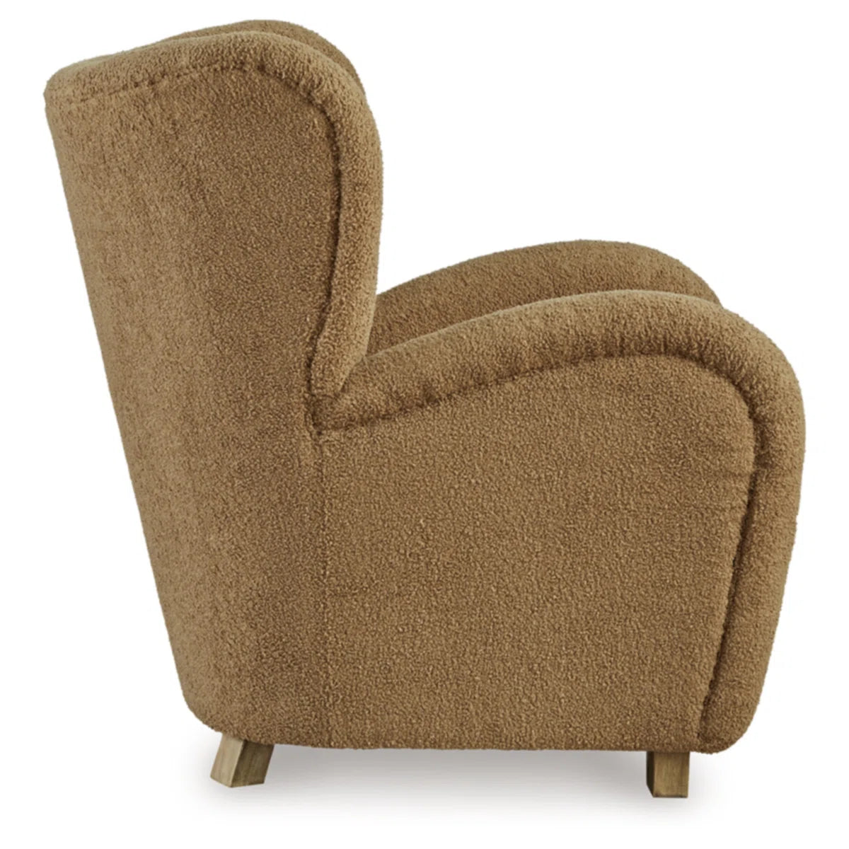 Lineo Boucle Arm Chair In Daisy Yellow Colour