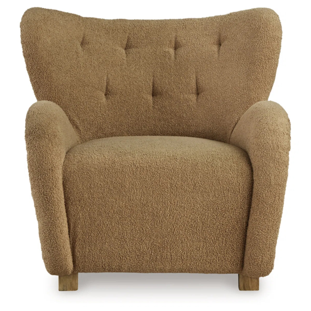 Lineo Boucle Arm Chair In Daisy Yellow Colour