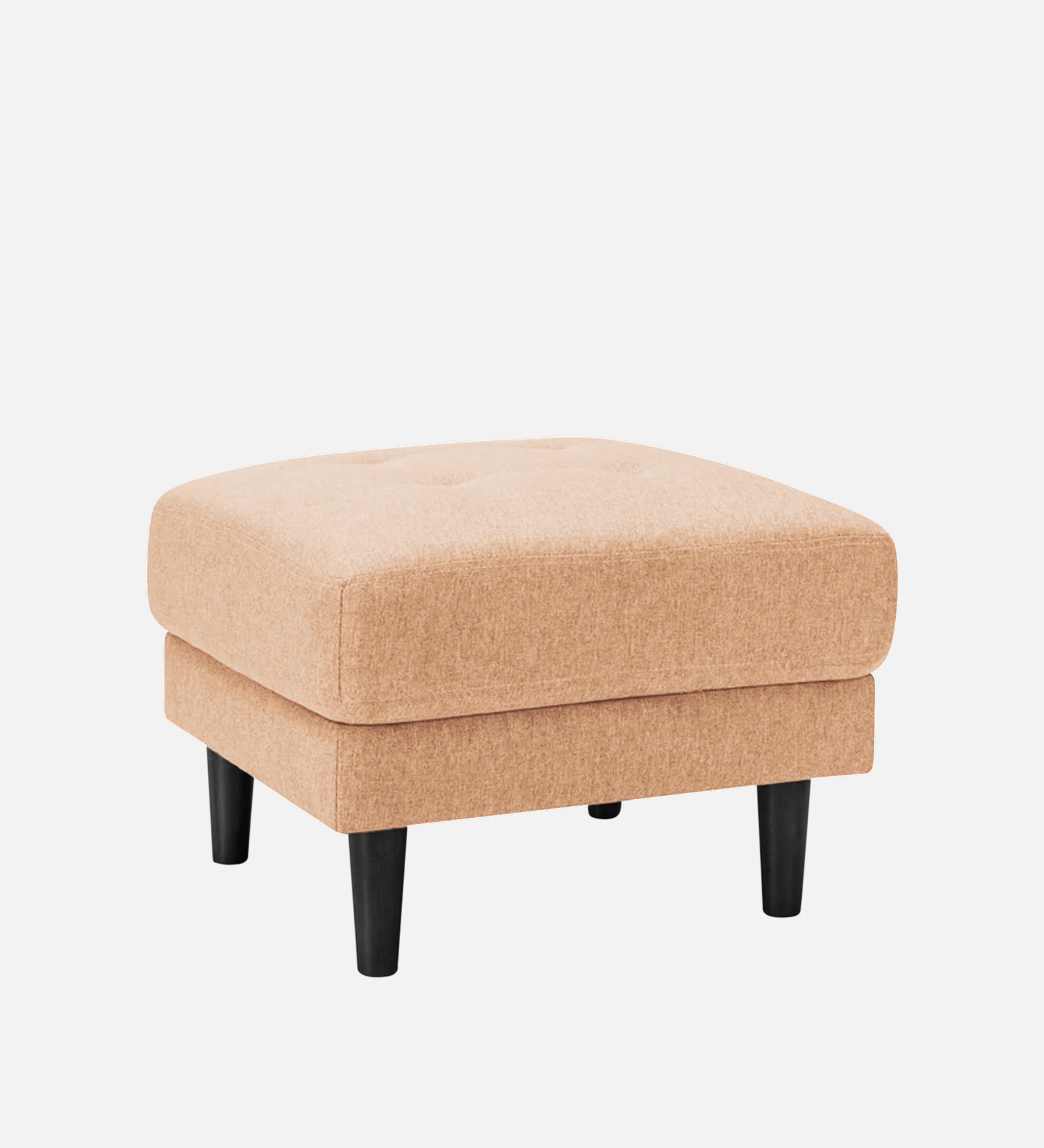 Marq Fabric Foot Stool In Cosmic Beige Colour - Febonic Living