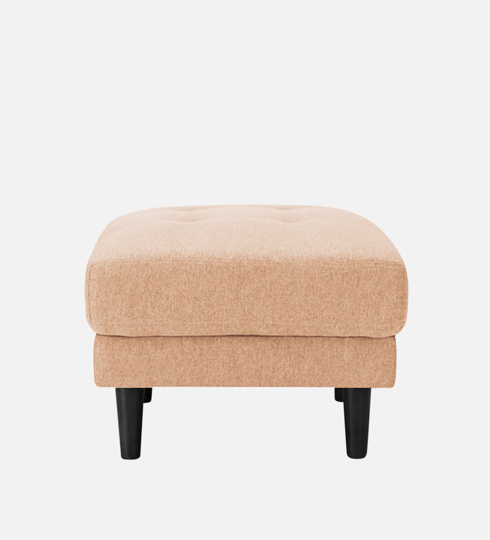 Marq Fabric Foot Stool In Cosmic Beige Colour - Febonic Living