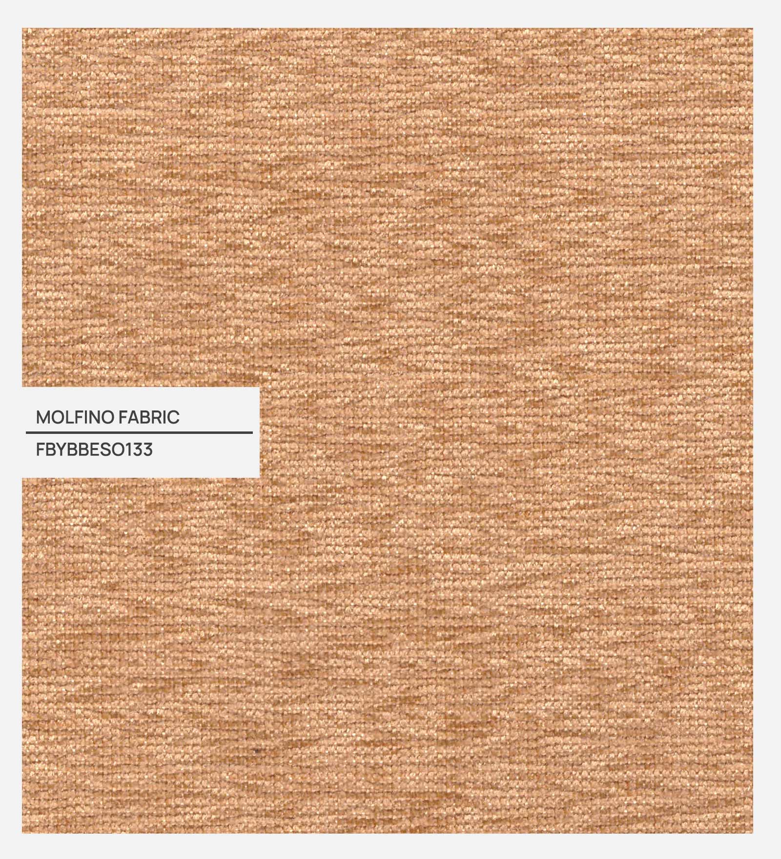 Marq Fabric Foot Stool In Cosmic Beige Colour - Febonic Living