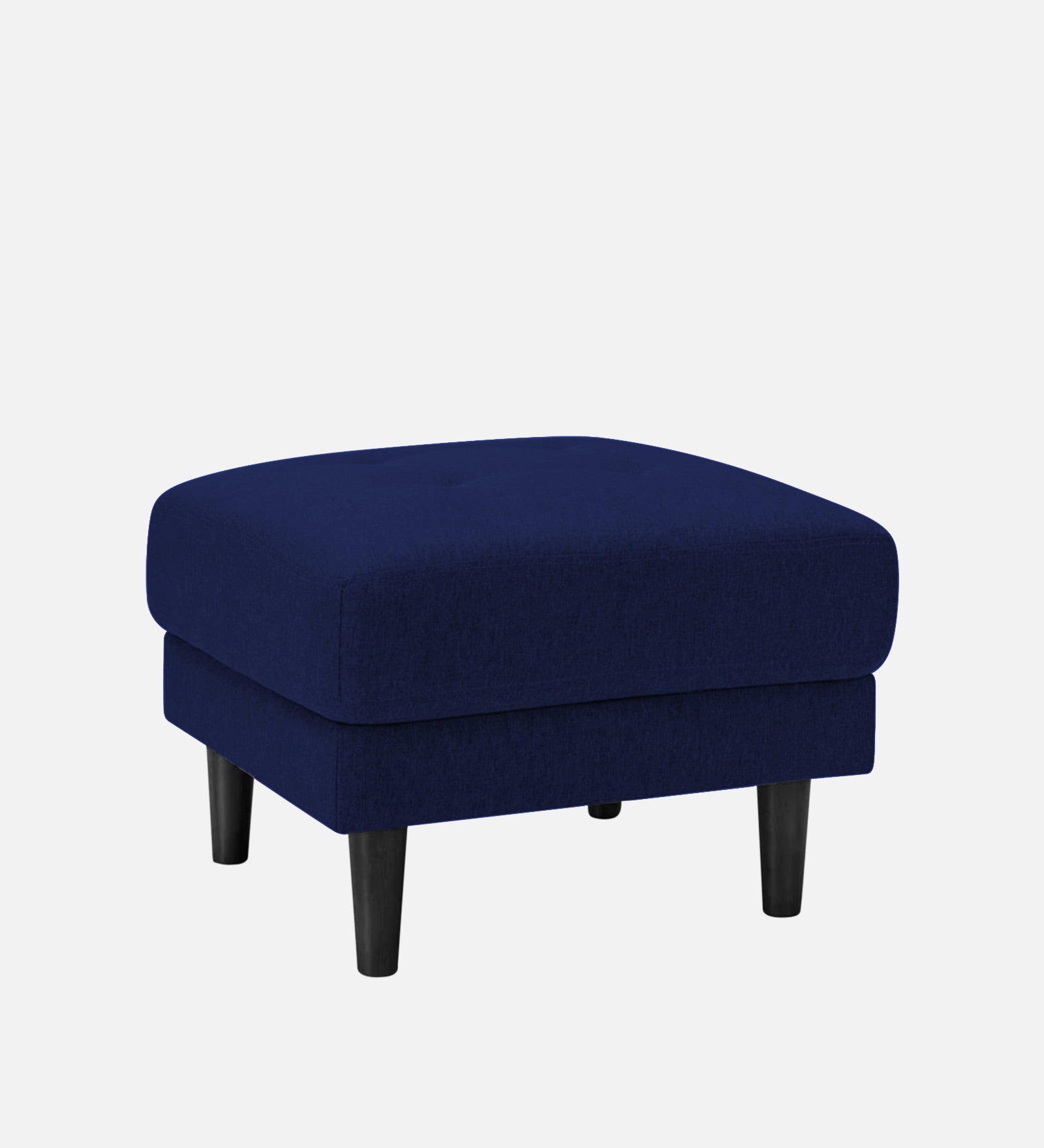 Marq Fabric Foot Stool In Royal Blue Colour - Febonic Living