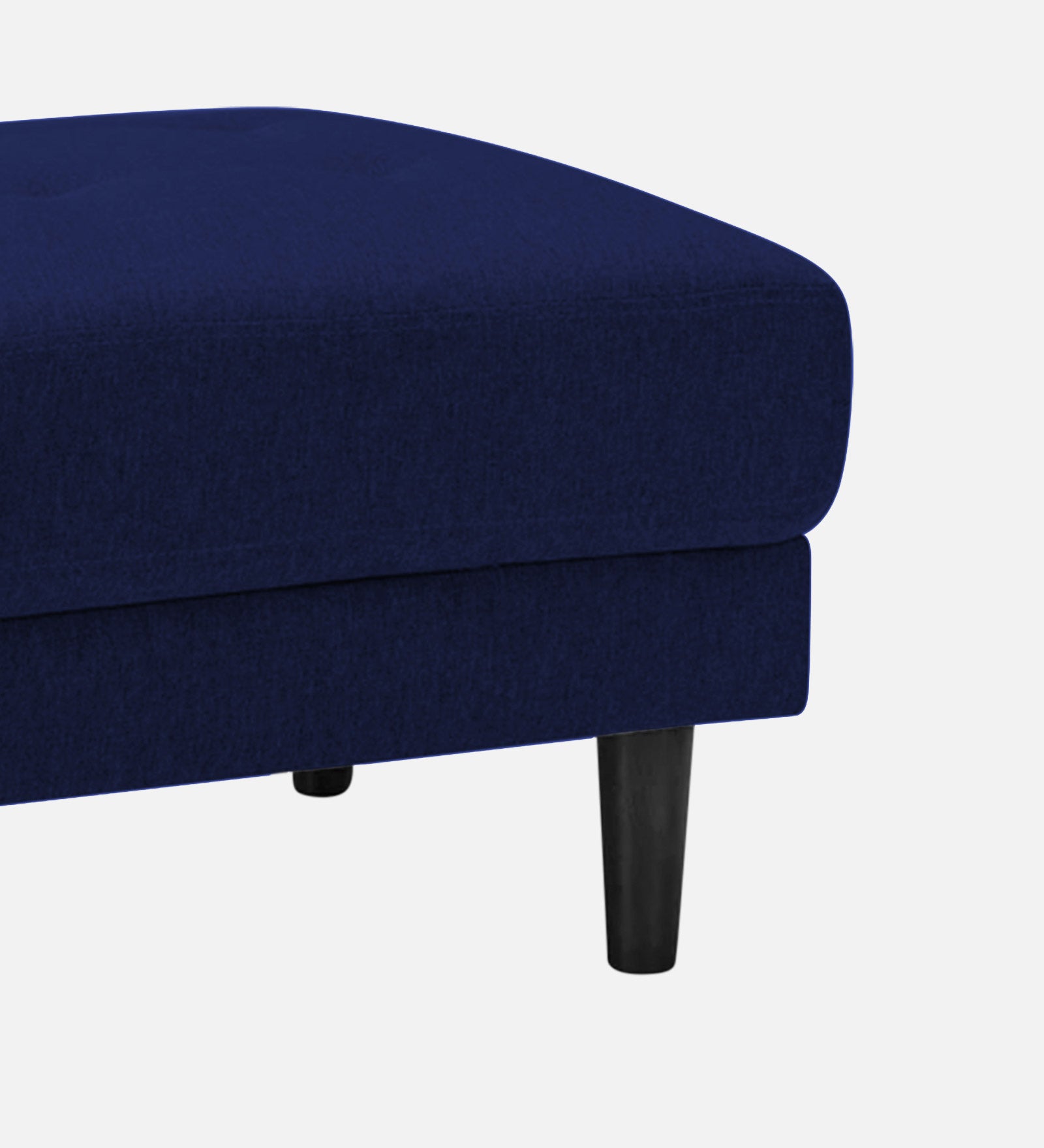 Marq Fabric Foot Stool In Royal Blue Colour - Febonic Living
