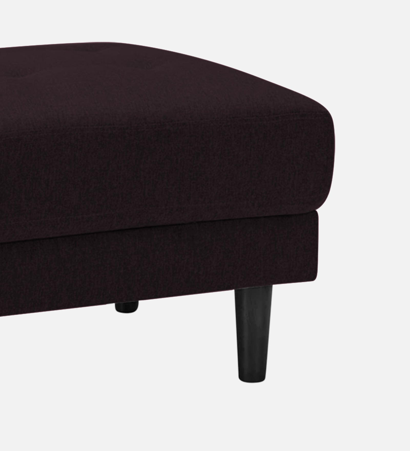 Marq Fabric Foot Stool In Cara Brown Colour - Febonic Living