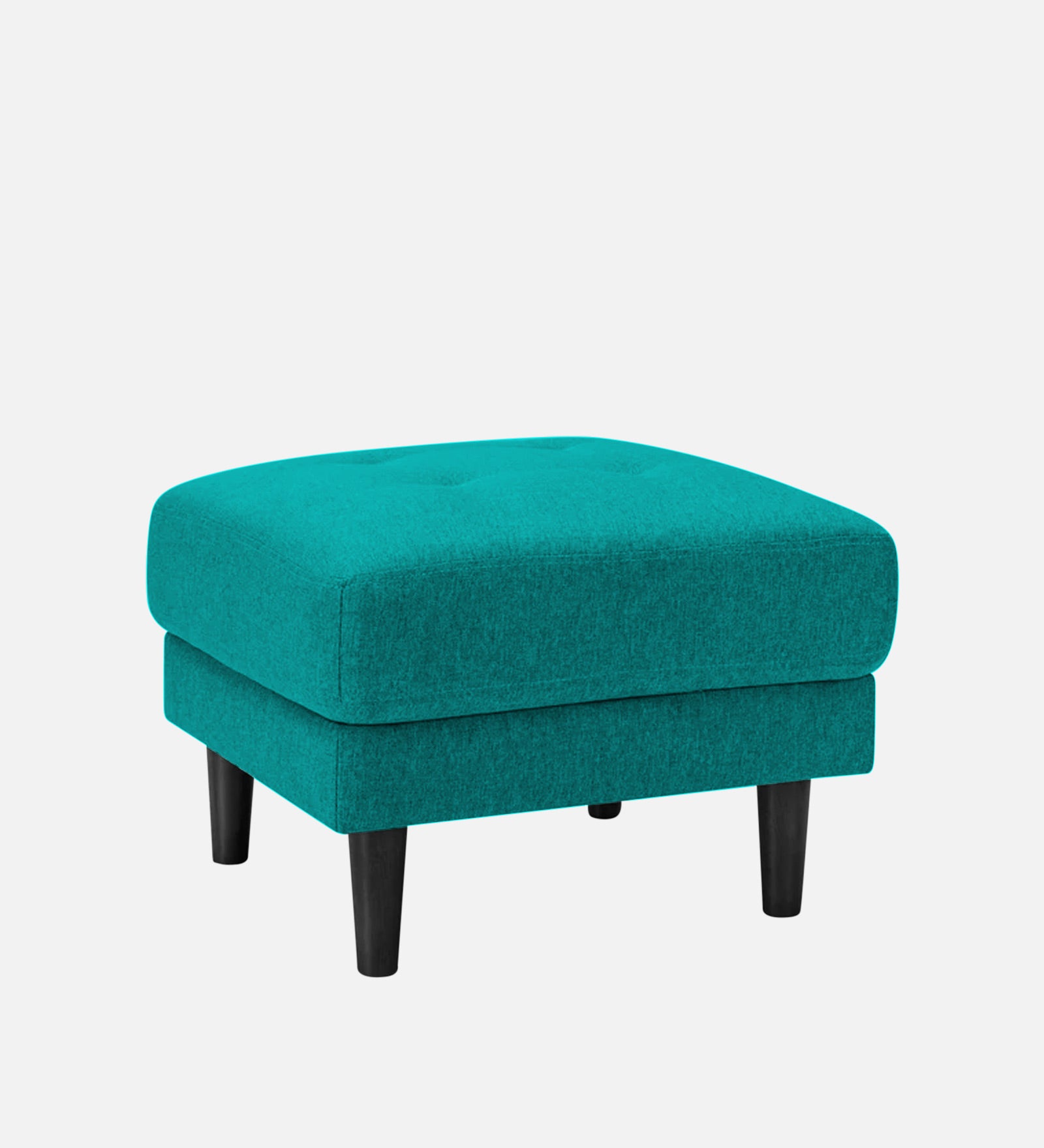 Marq Fabric Foot Stool In Sea Green Colour - Febonic Living