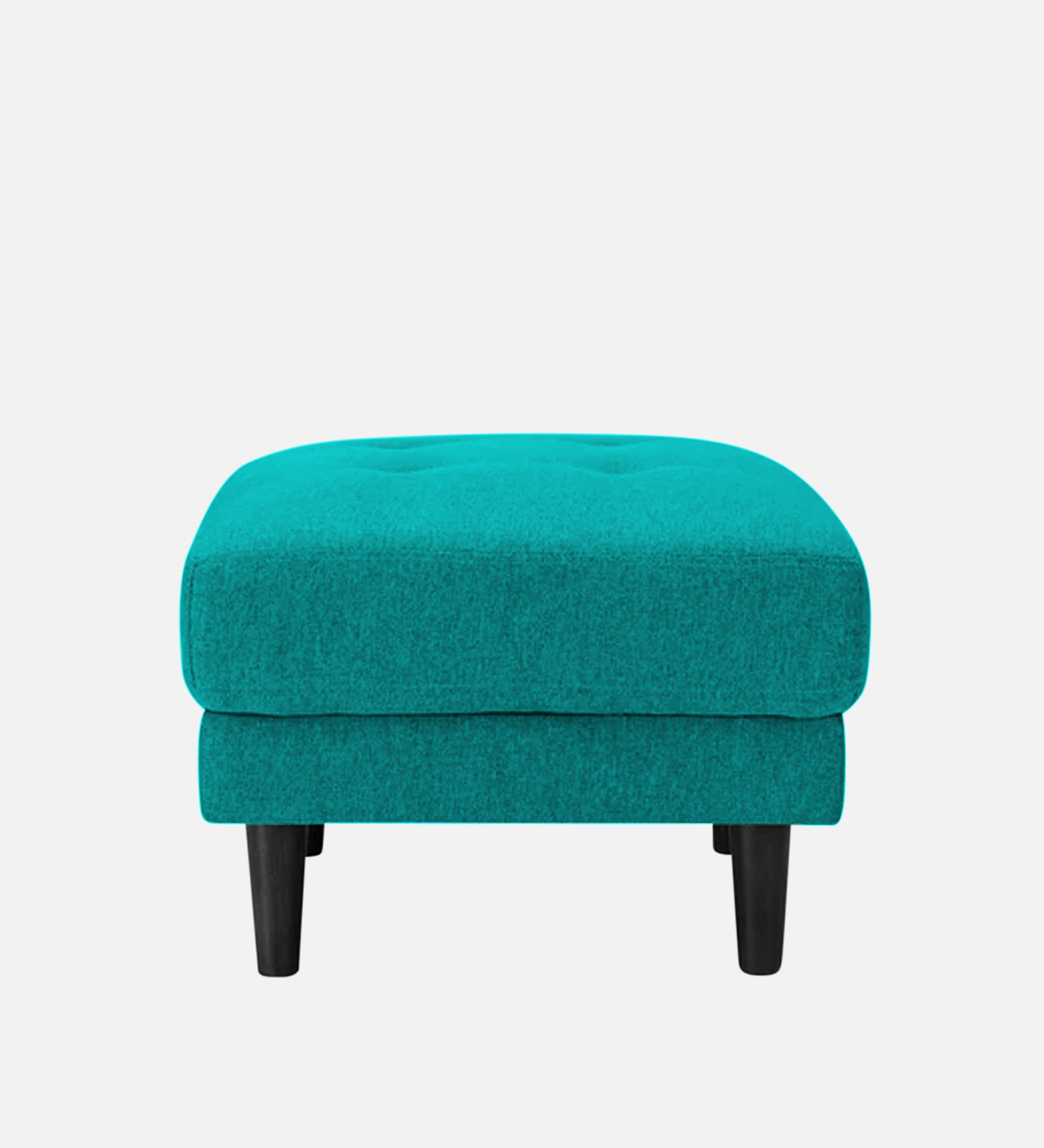 Marq Fabric Foot Stool In Sea Green Colour - Febonic Living