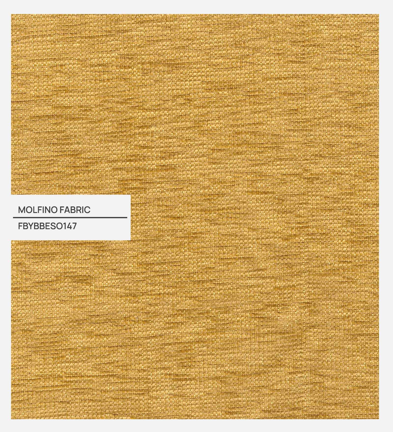 Marq Fabric Foot Stool In Bold Yellow Colour - Febonic Living