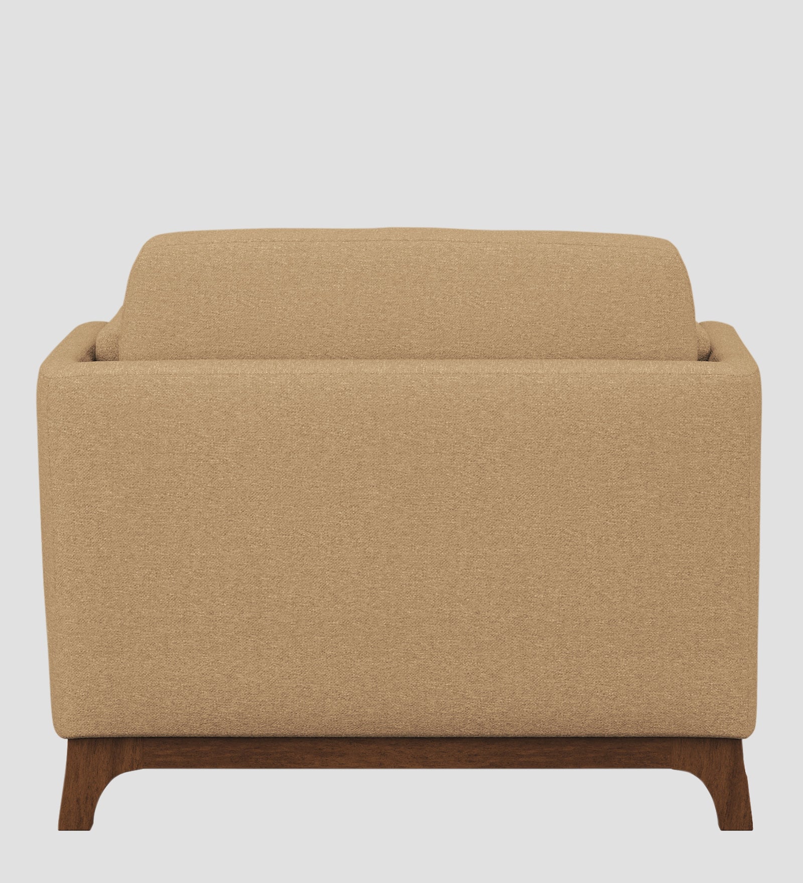 Candy Fabric 1 Seater Sofa In Copper Brown Colour