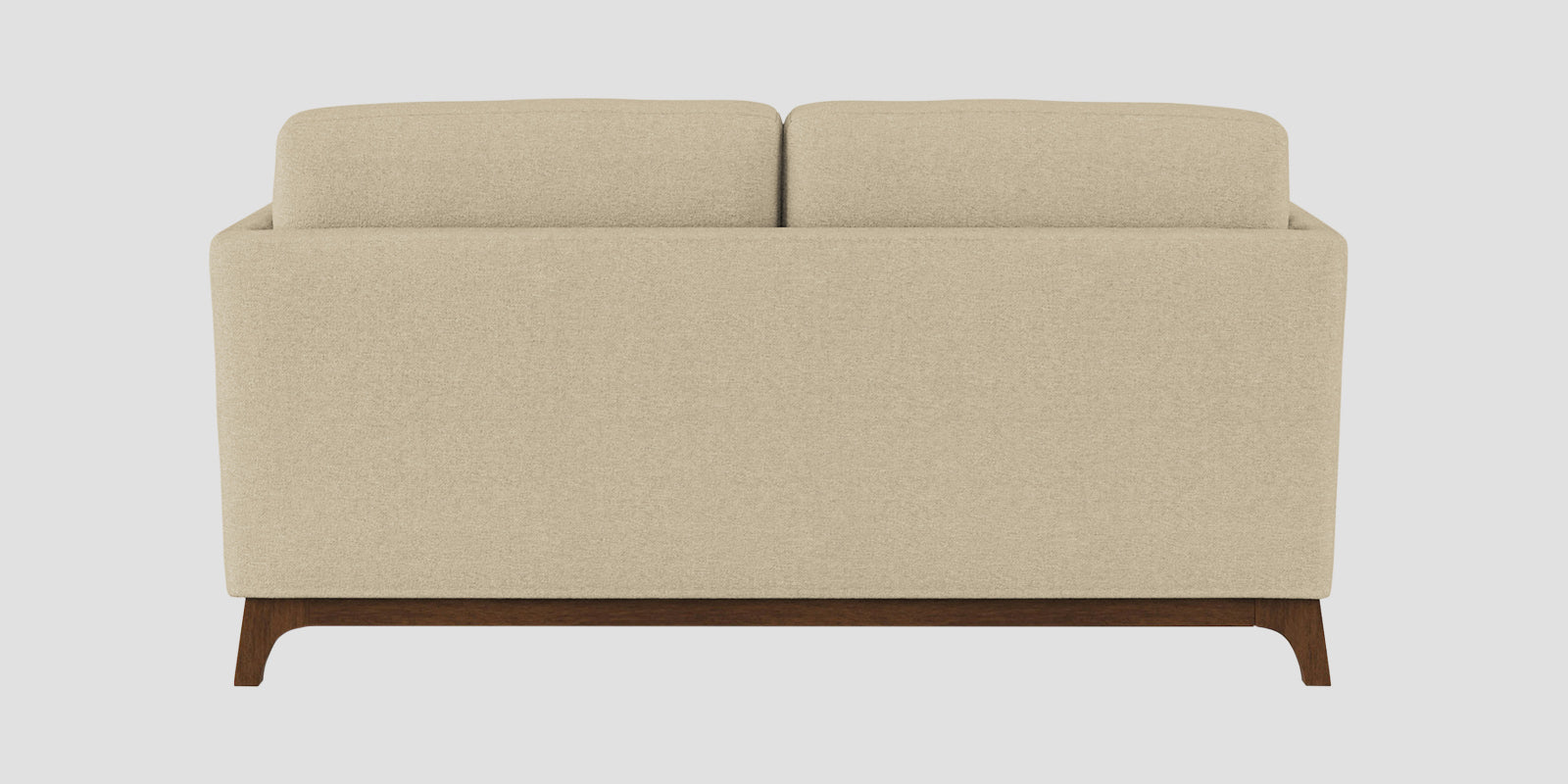 Candy Fabric 2 Seater Sofa In Cotton Beige Colour