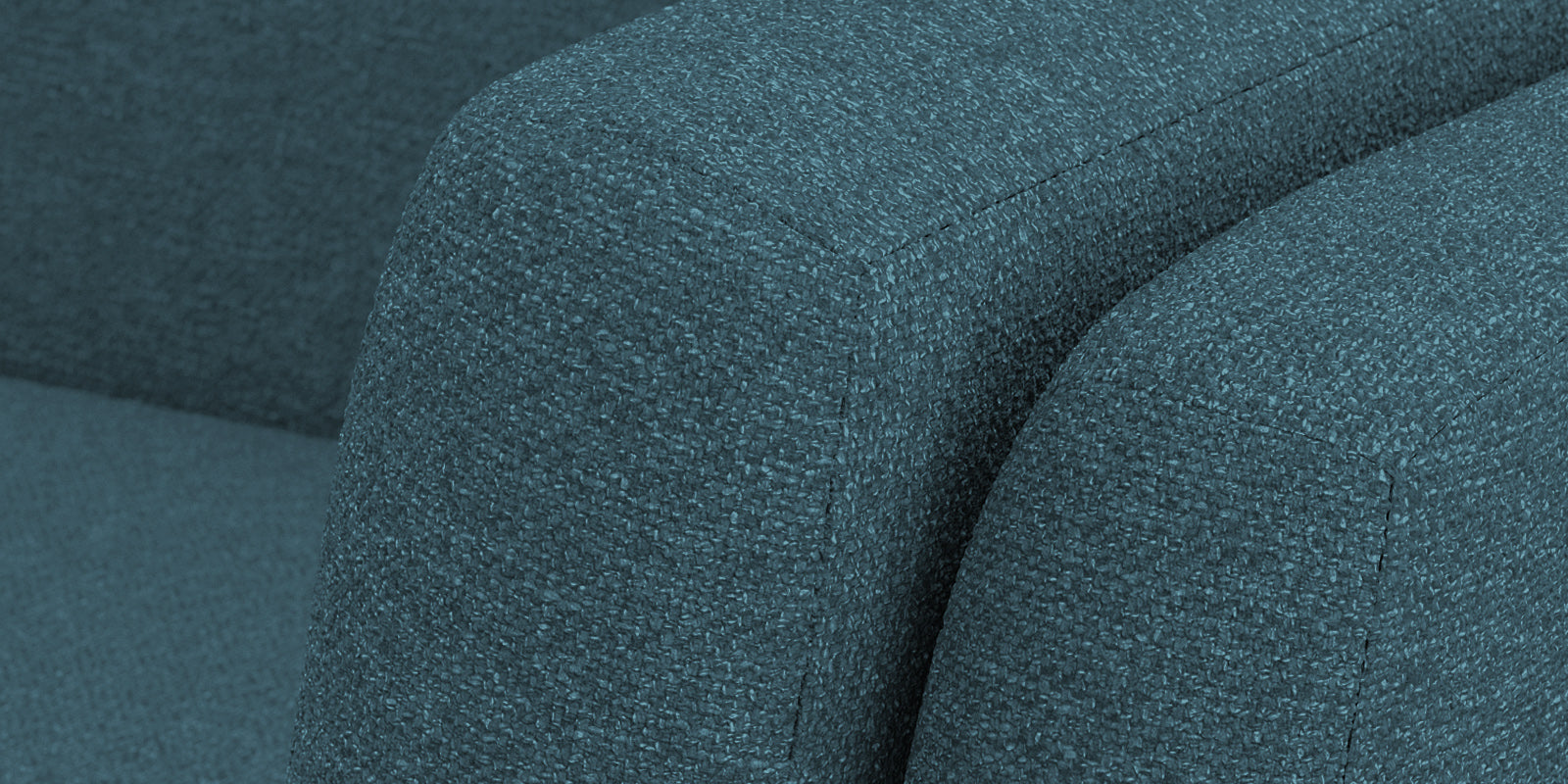 Candy Fabric 2 Seater Sofa In Sea Blue Colour
