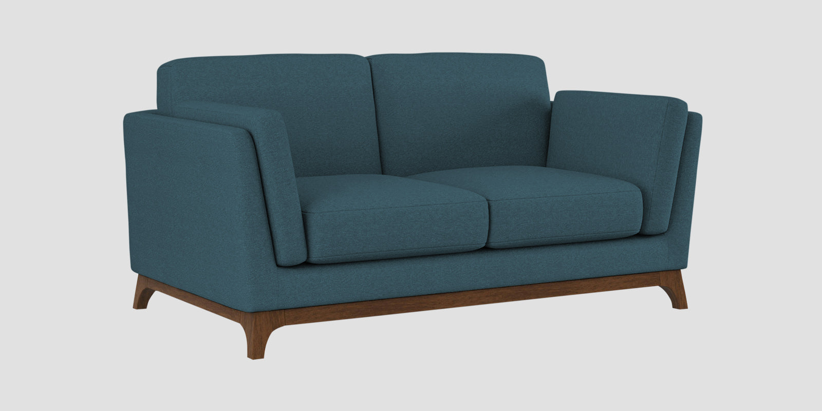 Candy Fabric 2 Seater Sofa In Sea Blue Colour