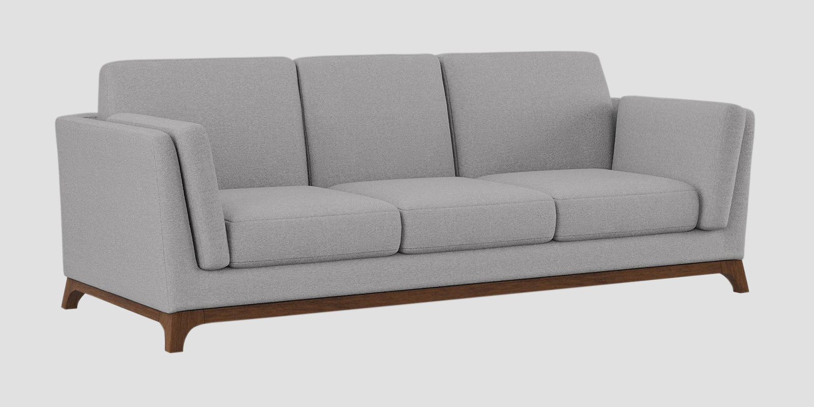 Candy Fabric 3 Seater Sofa In Dim Grey Colour