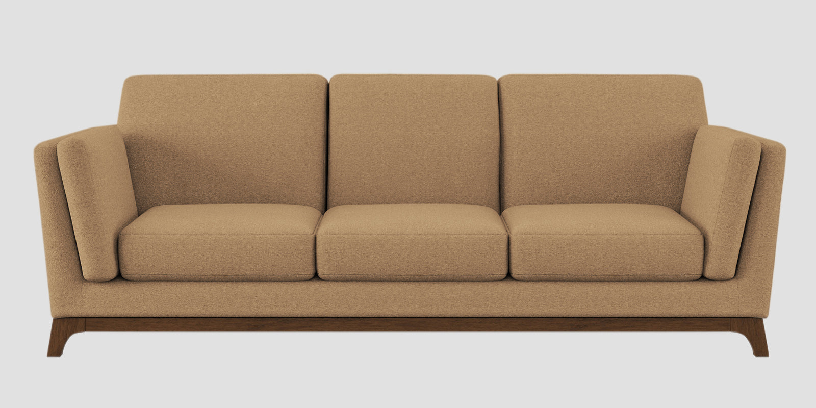 Candy Fabric 3 Seater Sofa In Copper Brown Colour