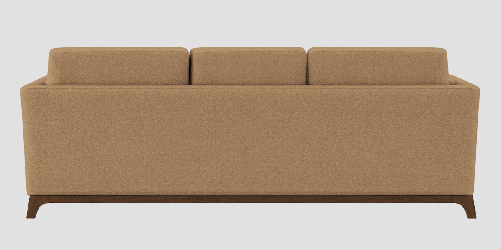 Candy Fabric 3 Seater Sofa In Copper Brown Colour