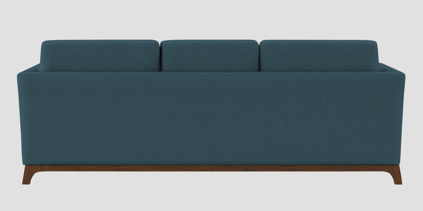 Candy Fabric 3 Seater Sofa In Sea Blue Colour