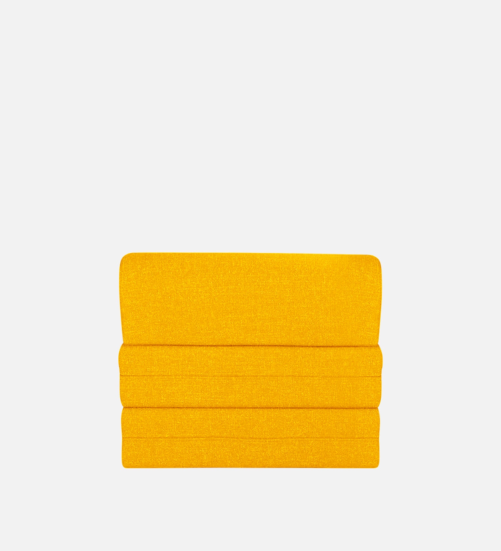 Fleepy Fabric 1 Seater Foldable Sofa Cum Bed In Bold Yellow Colour - Febonic Living