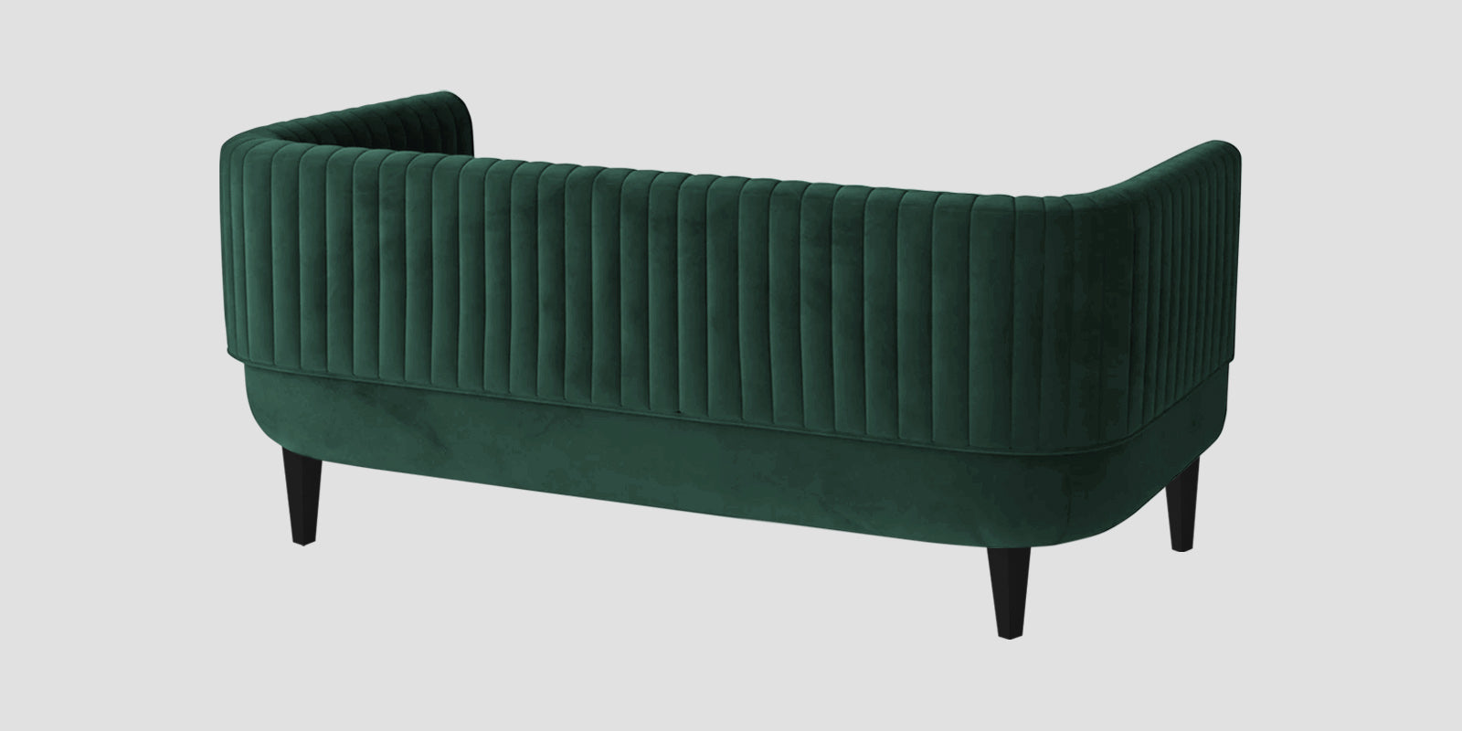 Jackson Waterproof Velvet 2 Seater Sofa In Emerald Green Colour