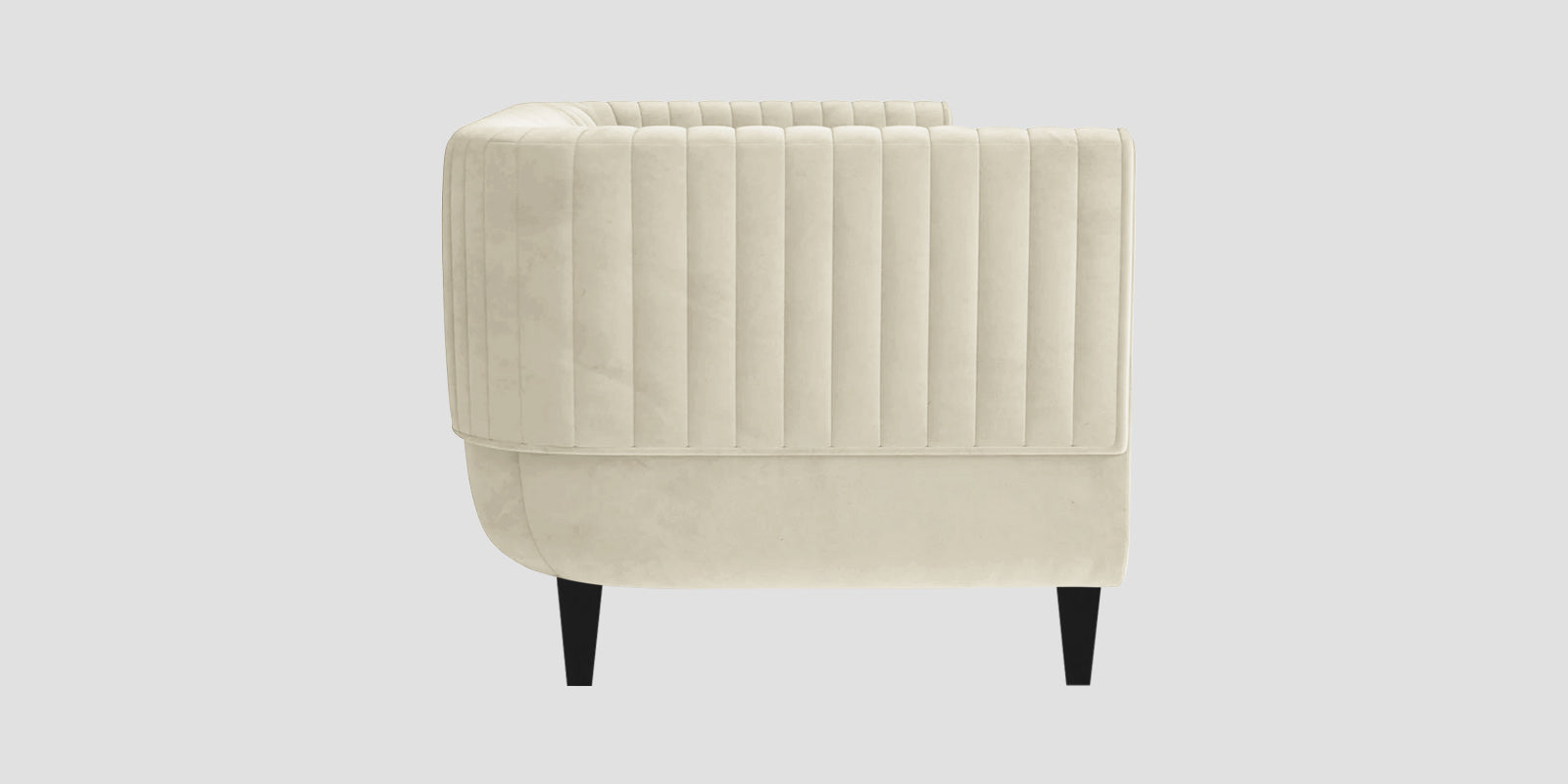 Jackson Waterproof Velvet 3 Seater Sofa In Cashew Cream Colour