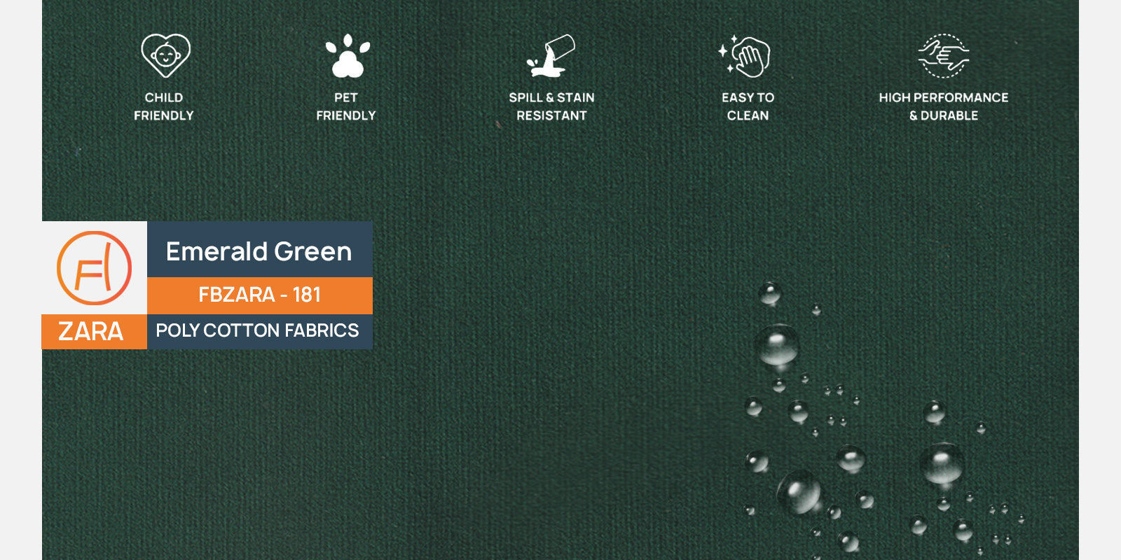 Jackson Waterproof Velvet 3 Seater Sofa In Emerald Green Colour