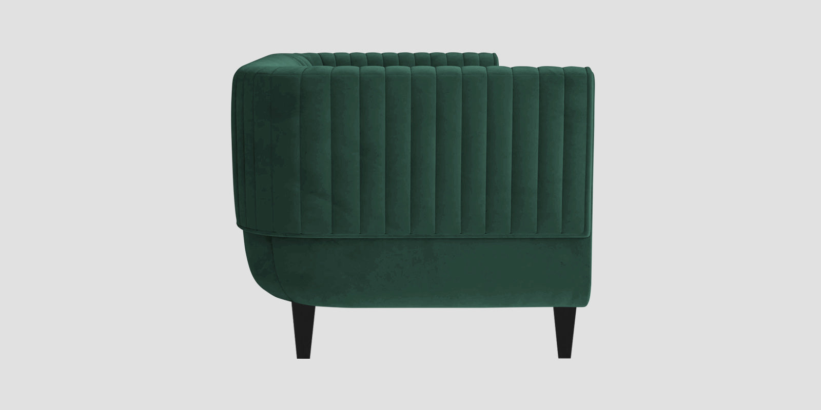 Jackson Waterproof Velvet 3 Seater Sofa In Emerald Green Colour