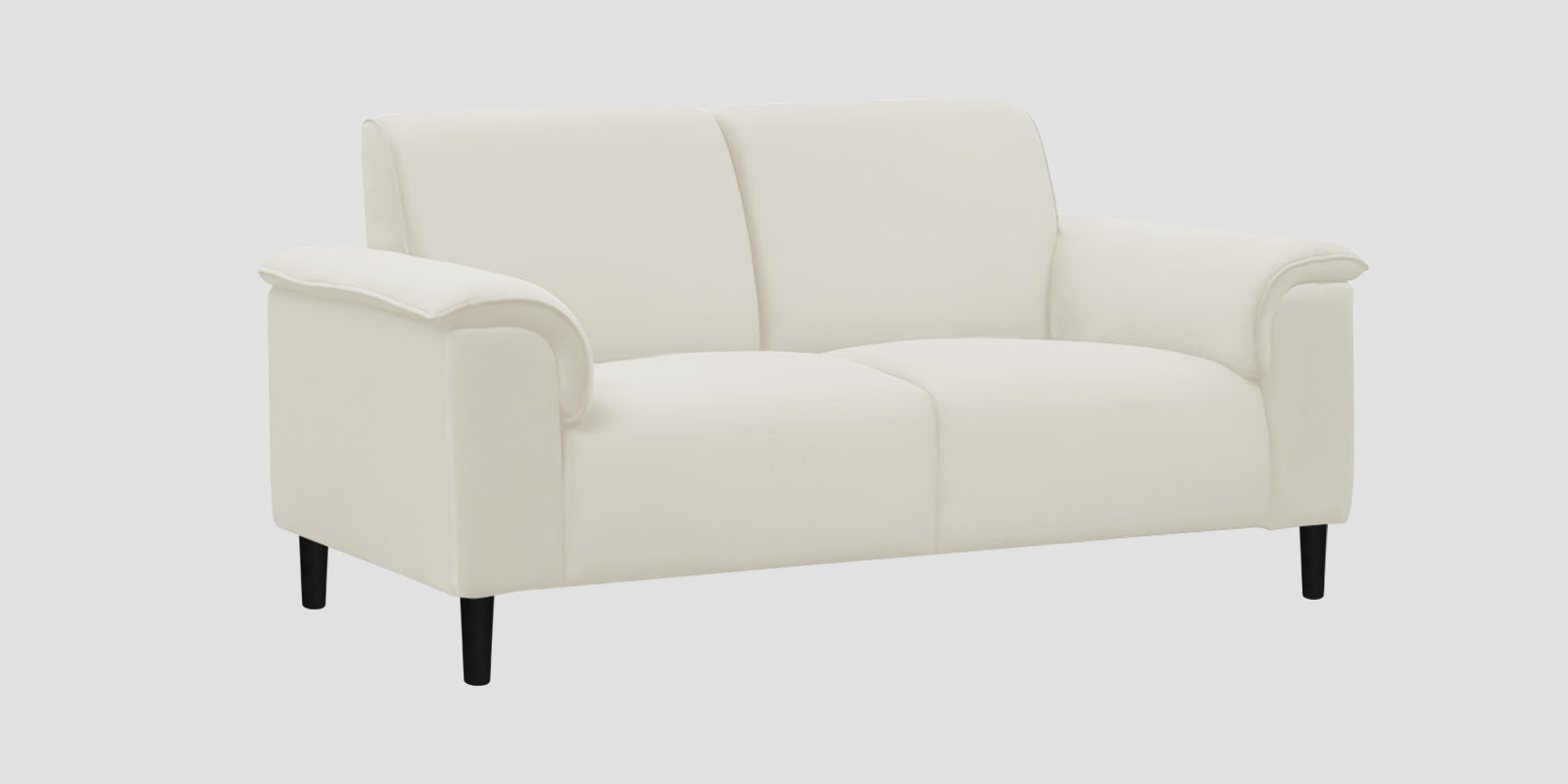 Ocean Velvet 2 Seater Sofa In Warm White Colour