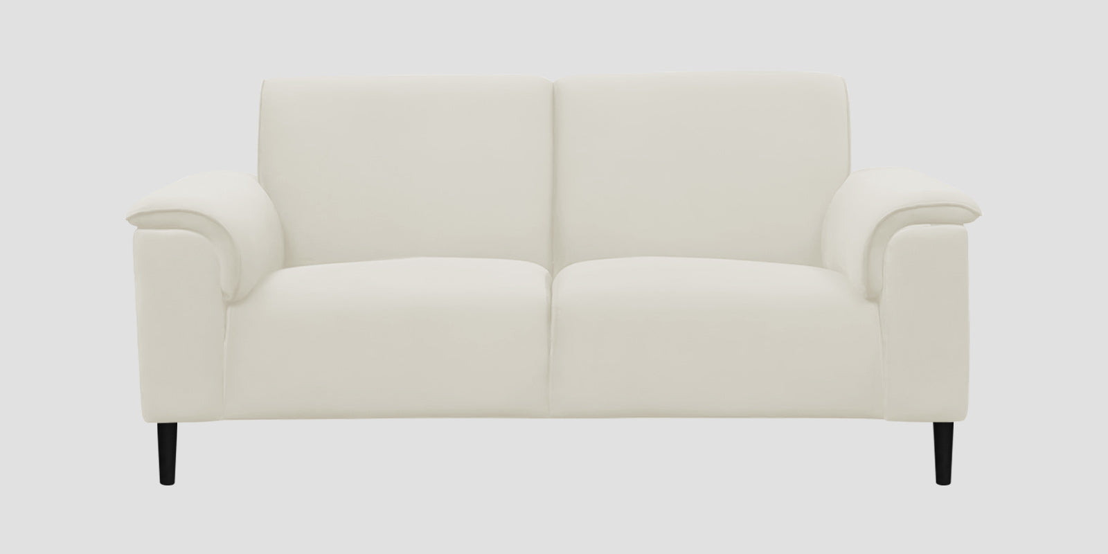 Ocean Velvet 2 Seater Sofa In Warm White Colour