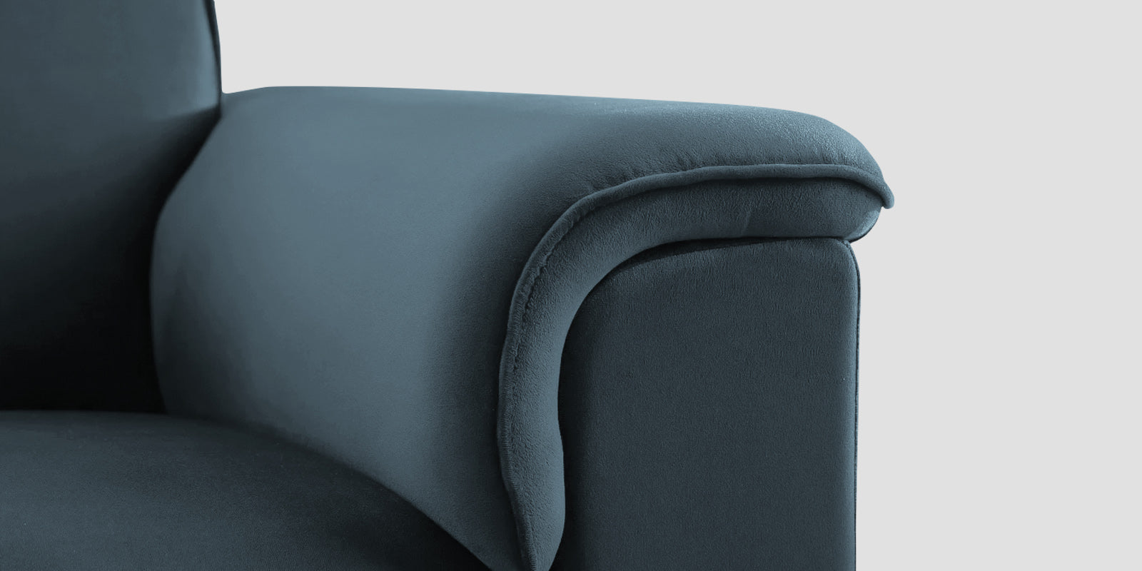 Ocean Velvet 2 Seater Sofa In Oxford Blue Colour