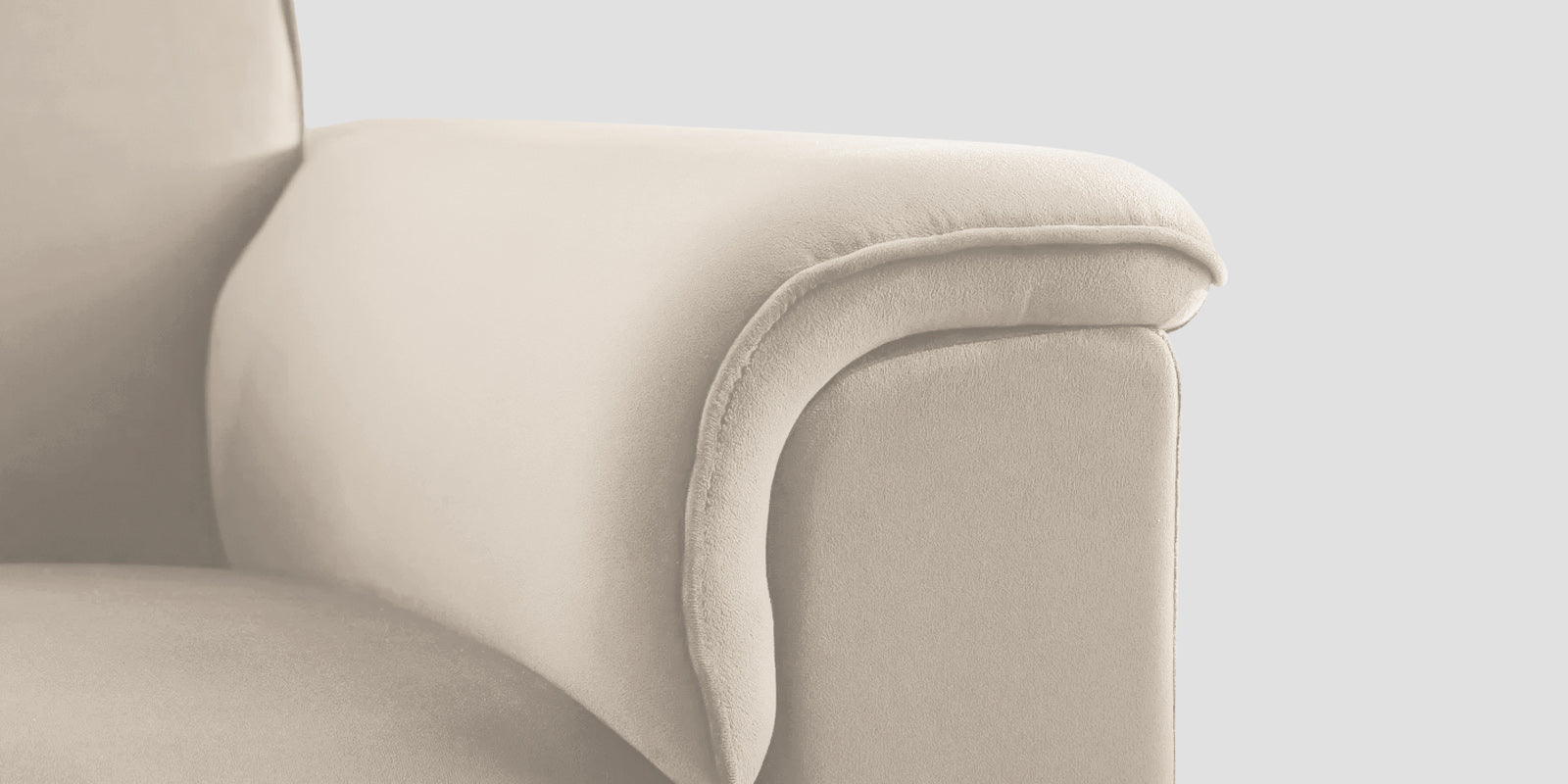 Ocean Velvet 2 Seater Sofa In Camel Beige Colour