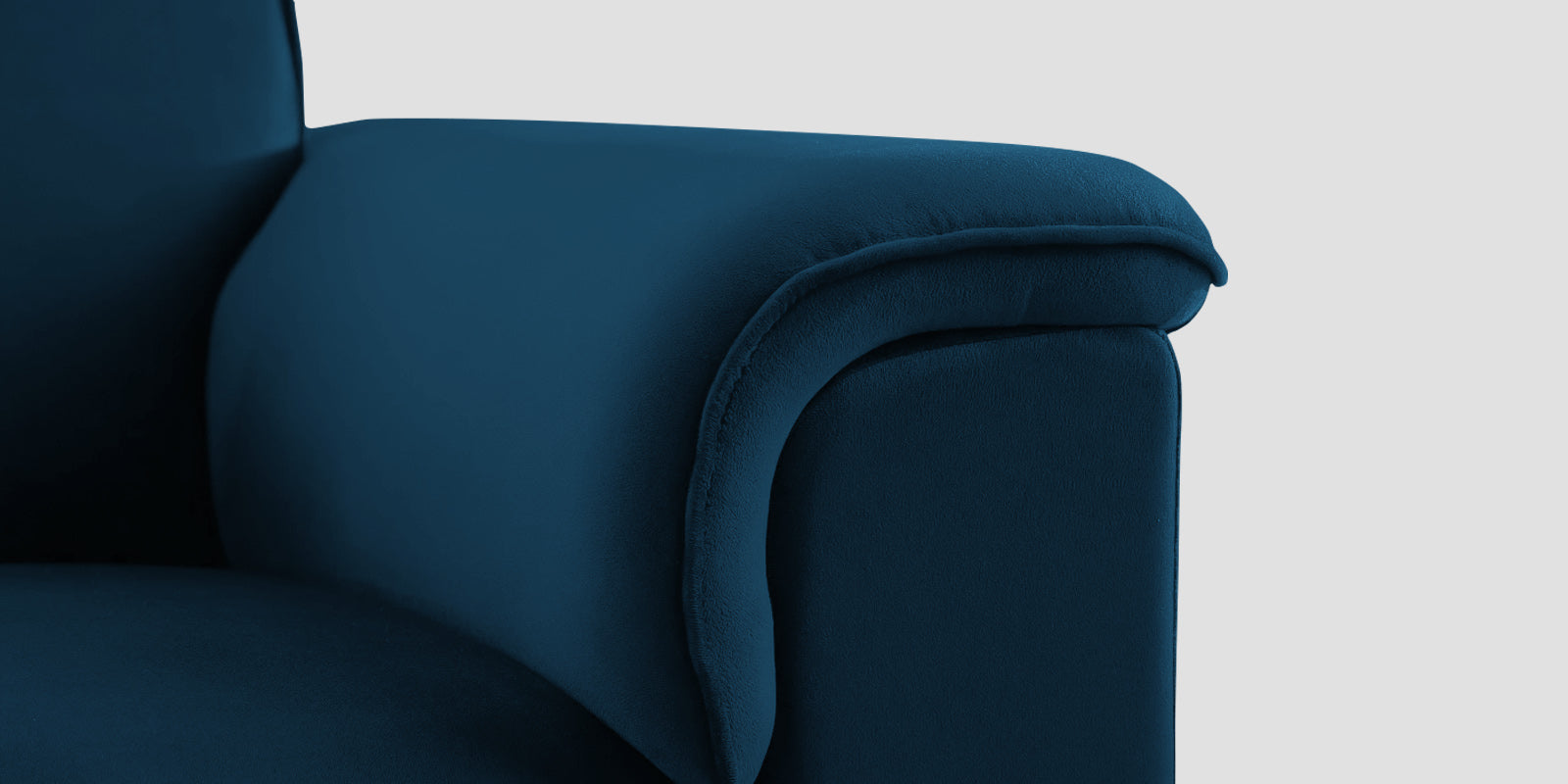 Ocean Velvet 2 Seater Sofa In Azure Blue Colour